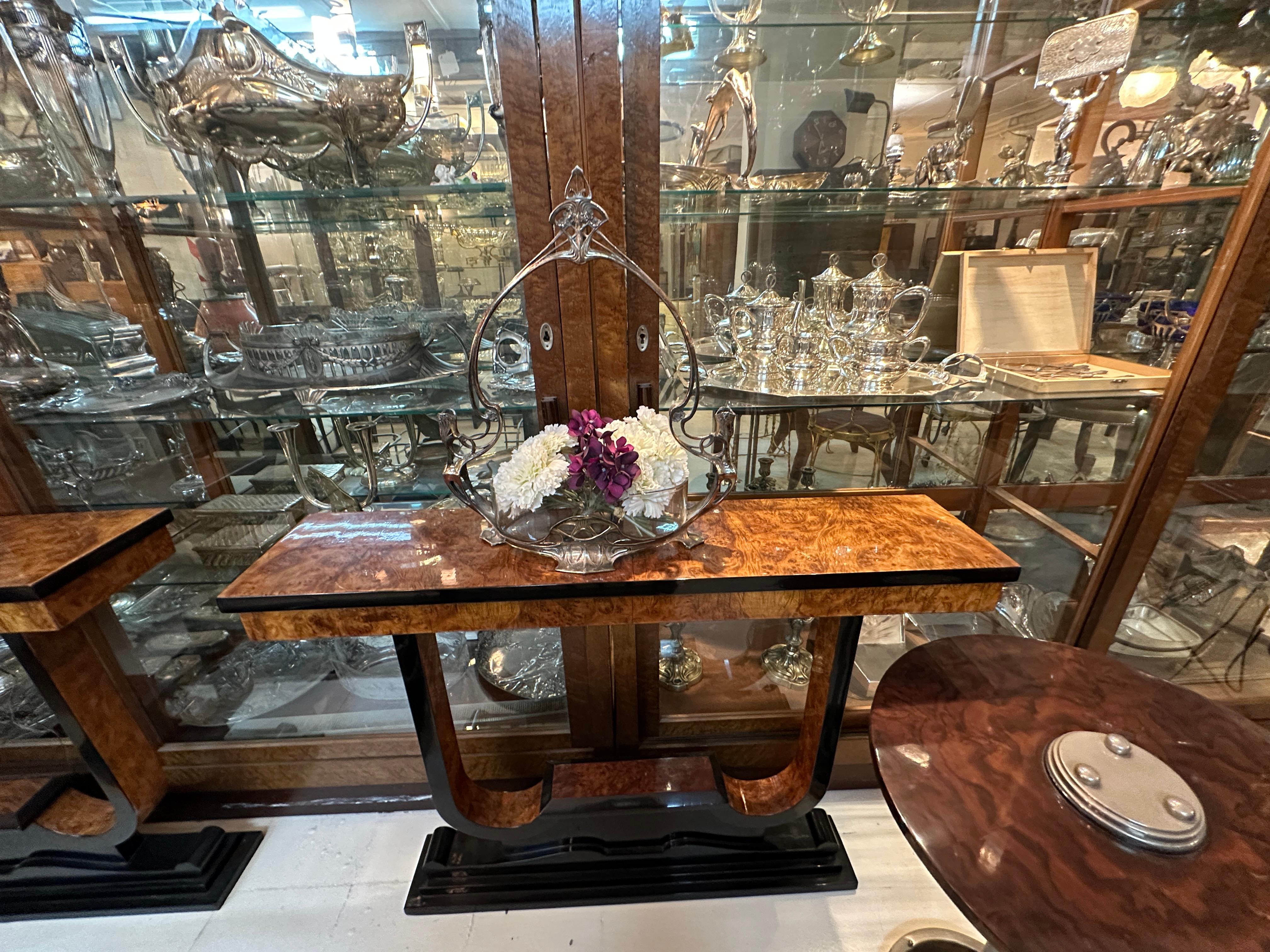 4 Consoles, France, Art Deco in Wood 1920 For Sale 14
