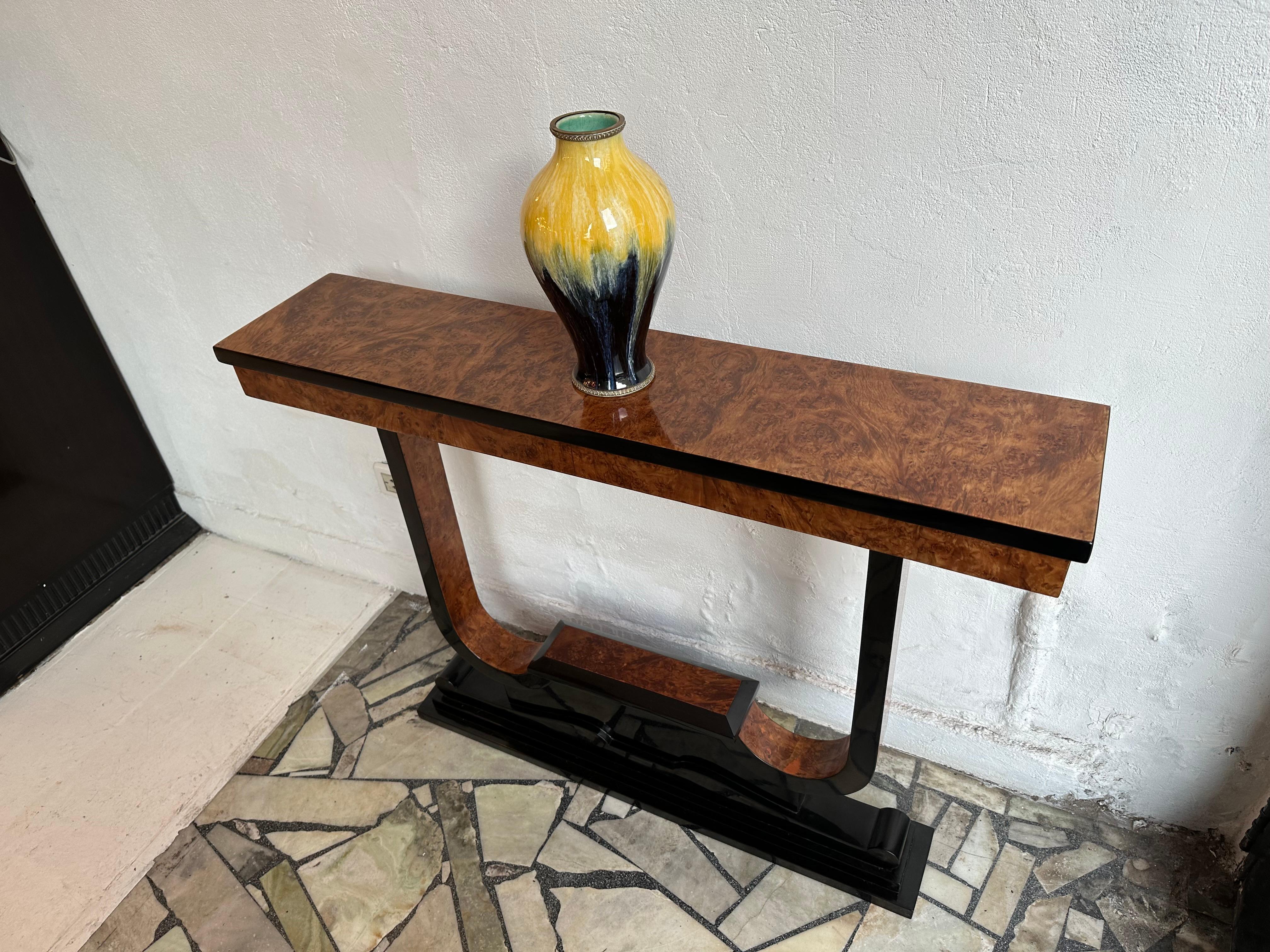 4 Consoles, France, Art Déco en bois 1920 en vente 2