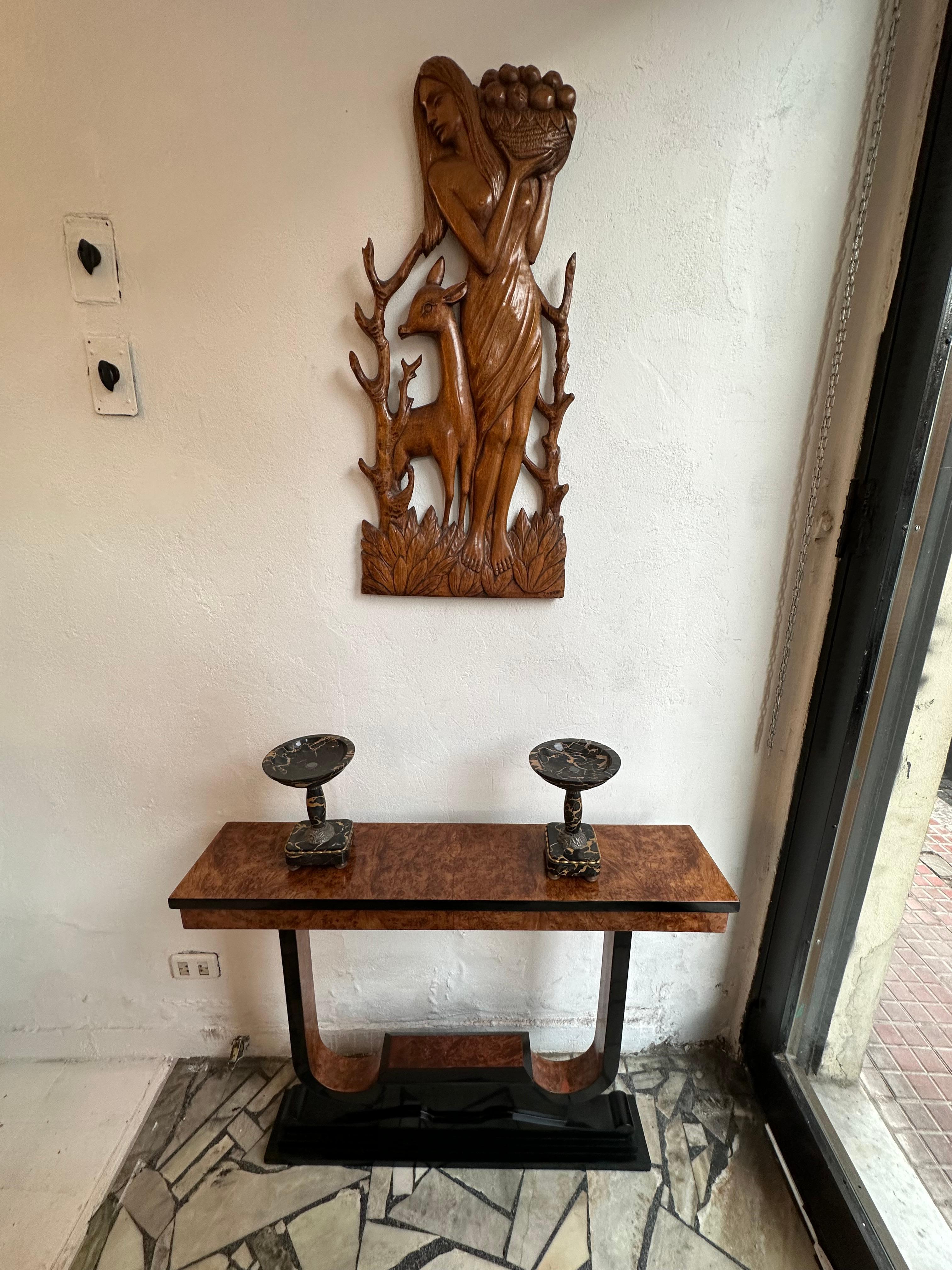 4 Consoles, France, Art Deco in Wood 1920 For Sale 5