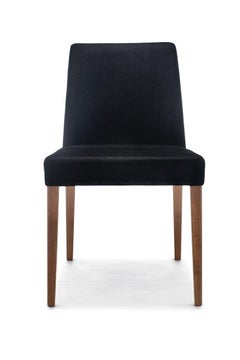 Ensemble contemporain de 4 chaises par  Studio Tecnico Interna8, Tissu Wood