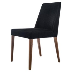 Contemporary set of 4 chairs by  Studio Tecnico Interna8, Wood Fabric
