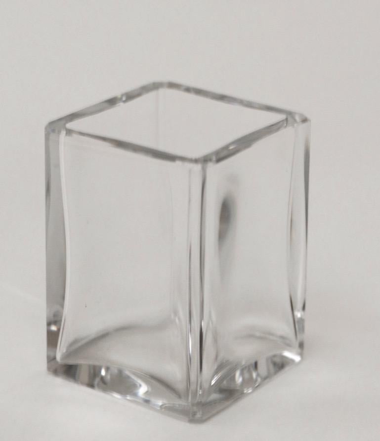 Mid-Century Modern 4 Crystal Toothpick Holders by Baccarat