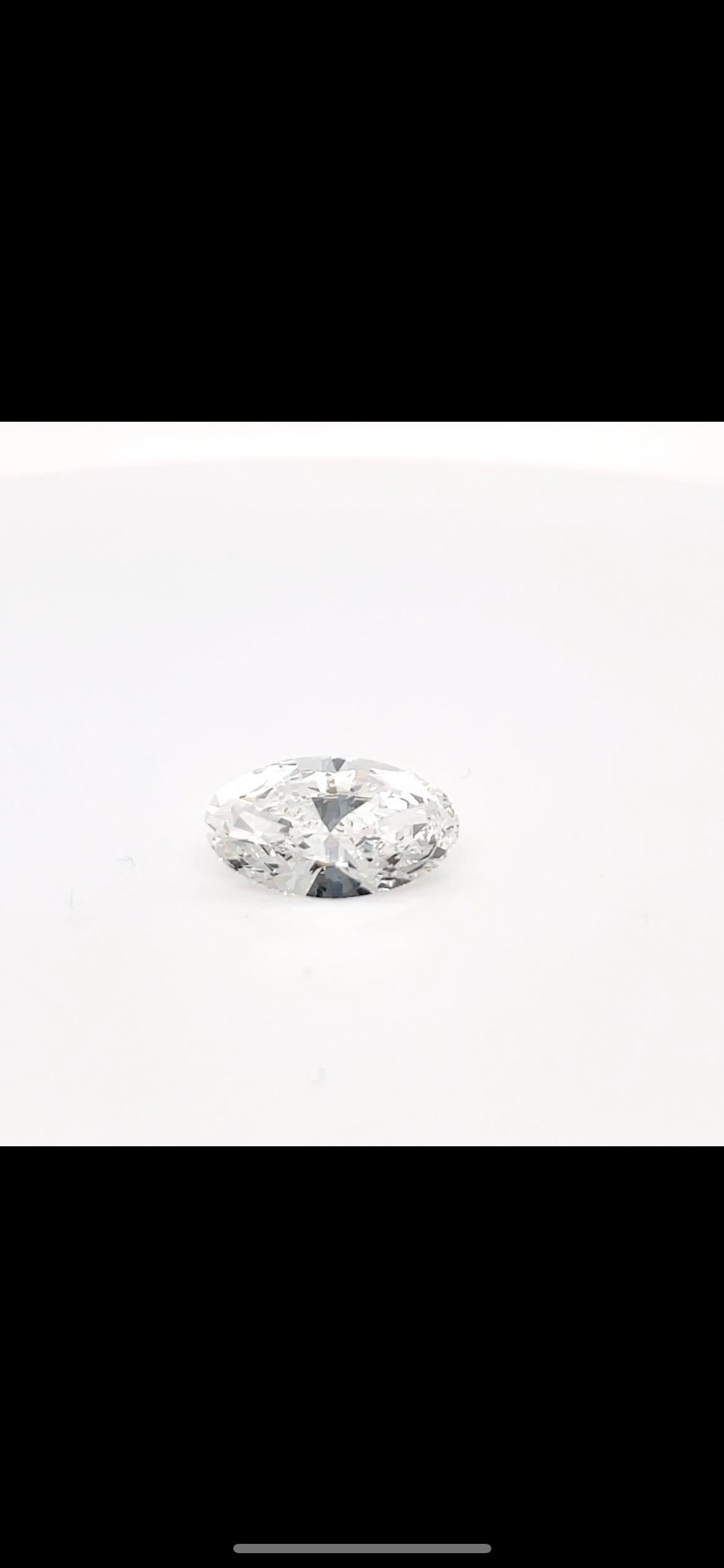 4 ct H VS1 Oval Natural GIA Diamond (Spreads Larger than 5 cts) GIA # 1176133151