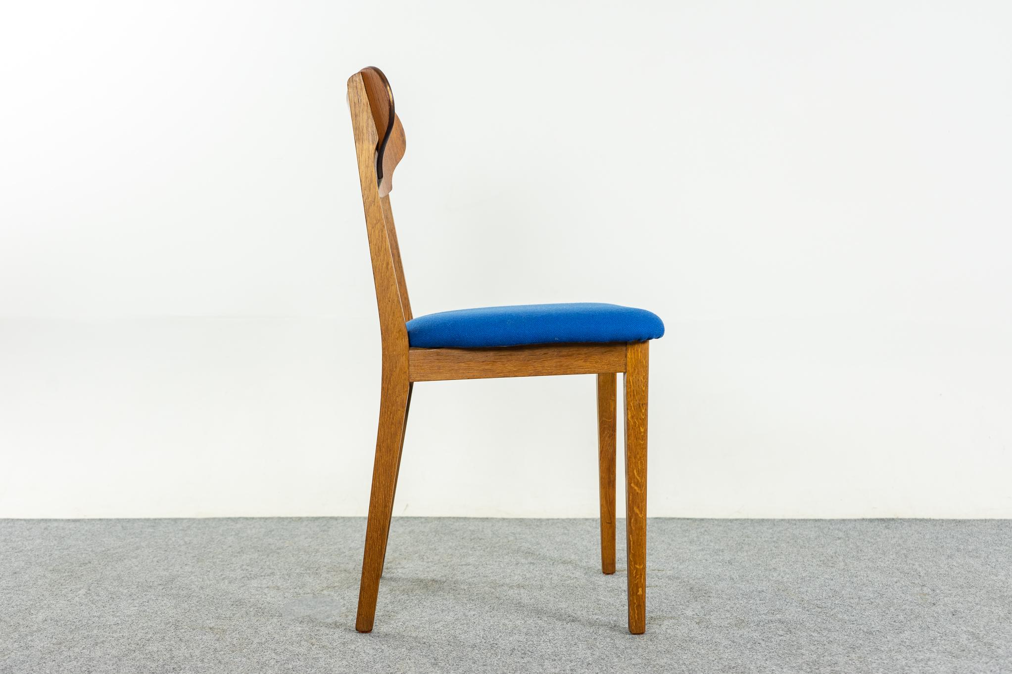 4 Danish Mid-Century Modern Teak & Oak Dining Chairs 1