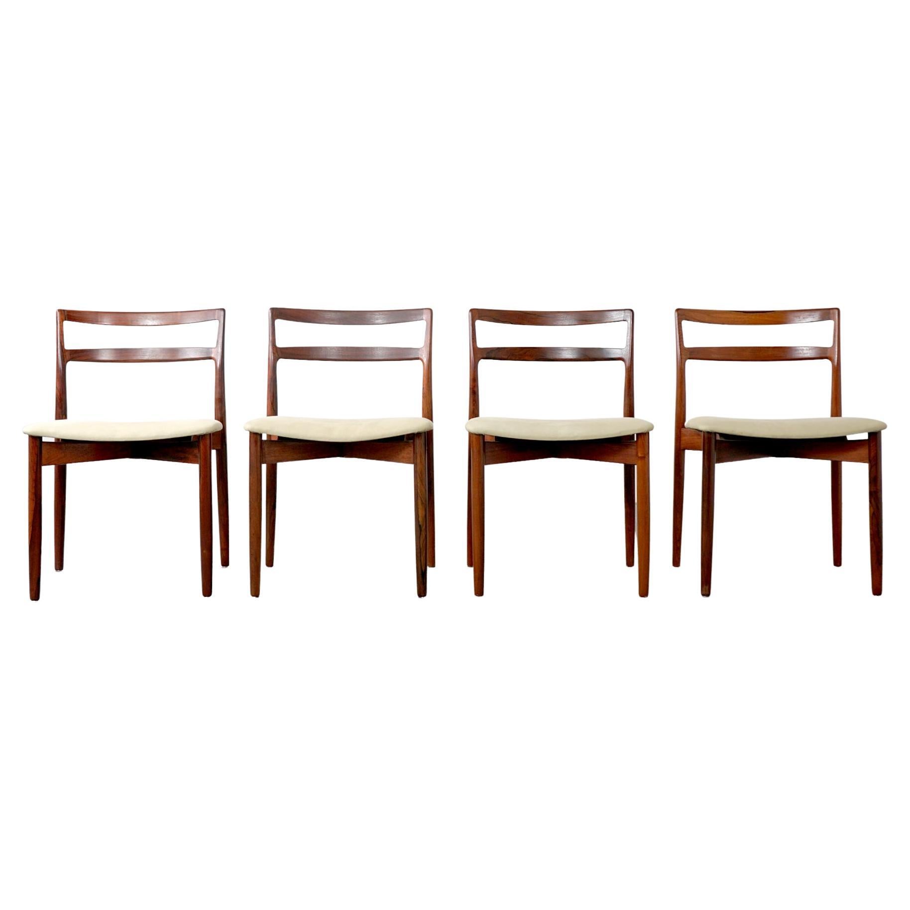 Vintage Danish Rosewood Dining Chairs by Harry Østergaard, 1960s at 1stDibs