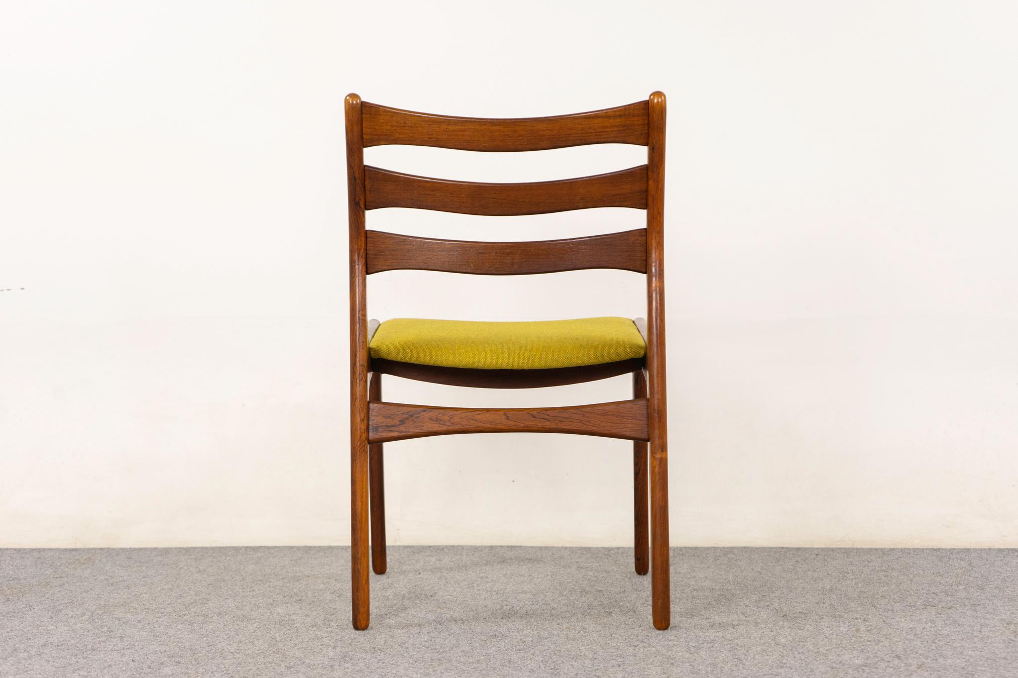 4 Danish Modern Rosewood Dining Chairs For Sale 4