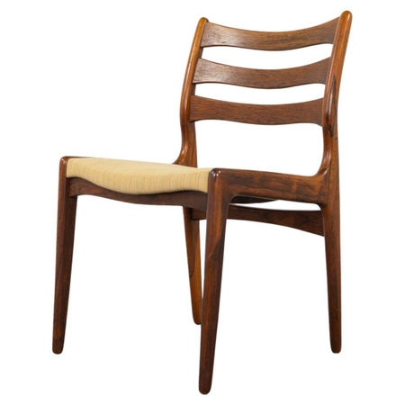 4 Danish Modern Rosewood Dining Chairs