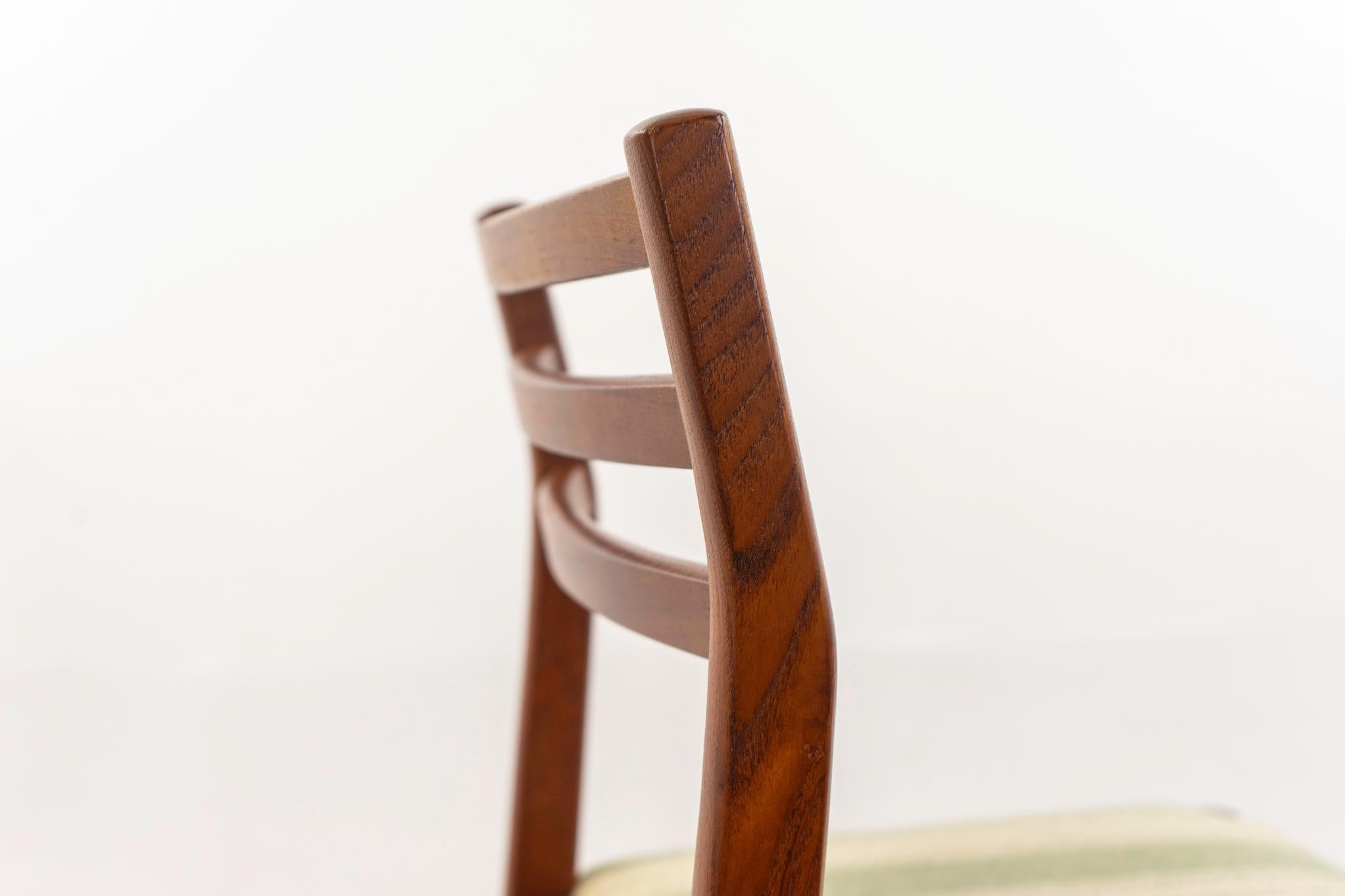 4 Danish Modern Teak Dining Chairs 1