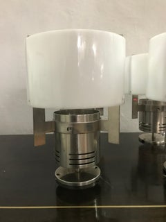 4 montures encastrées danoises de l'ère spatiale attribuées à Fog & Mrup, vers 1970