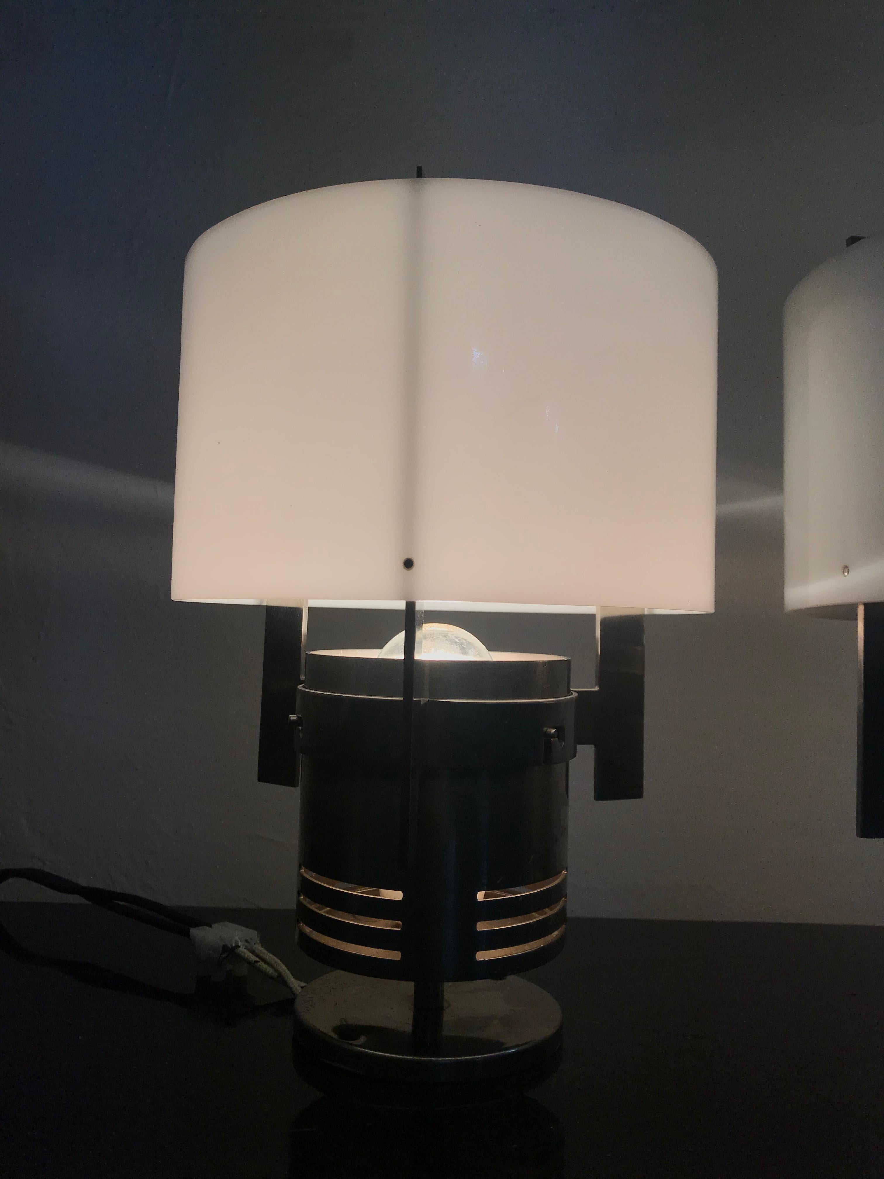 Scandinavian Modern 4 Danish Space Age Flush Mounts Attributed to Fog & Mørup, circa 1970 For Sale