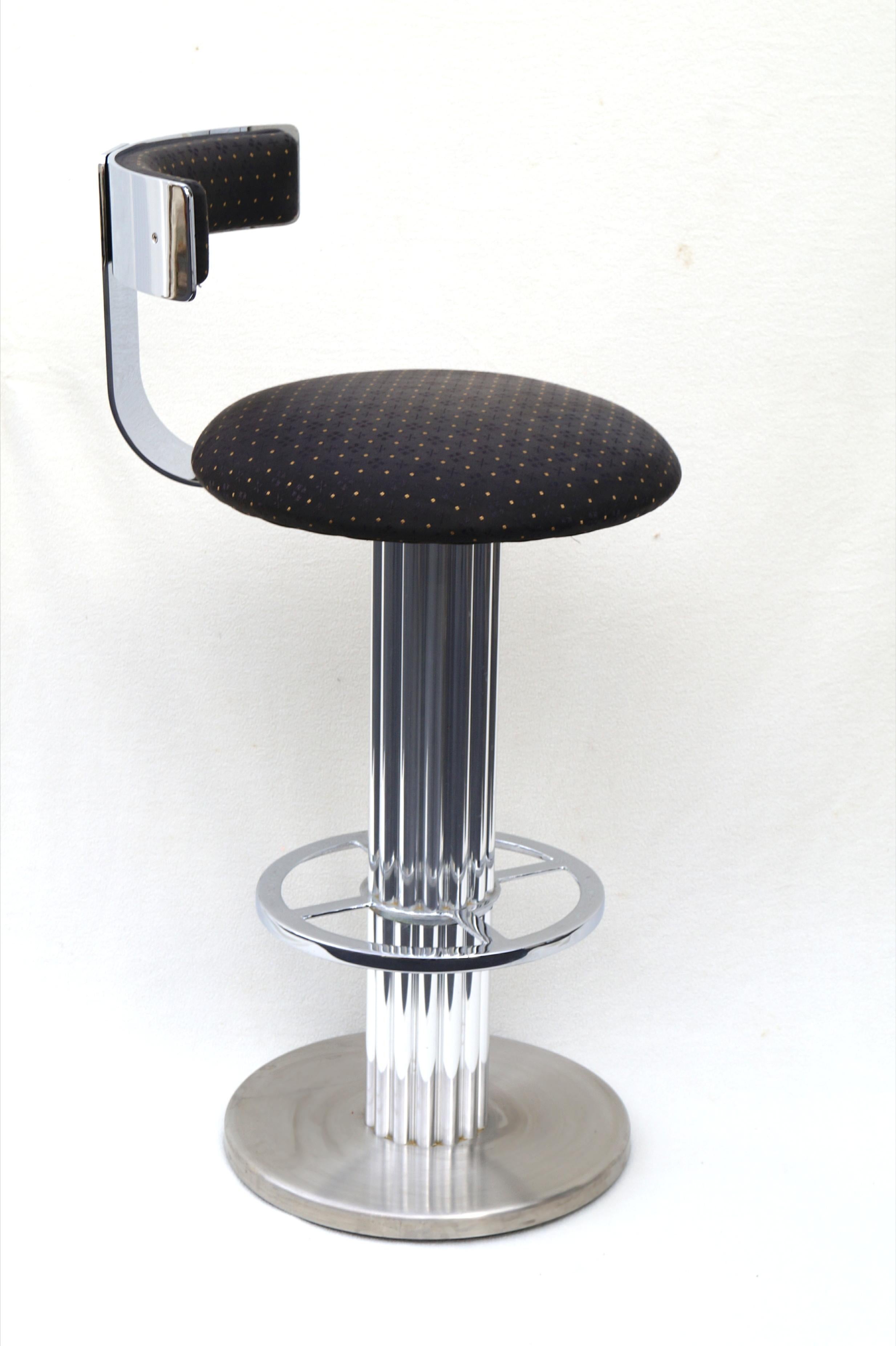 Modern 4 Design Designs For Leisure Chrome Steel Bar Counter Stools