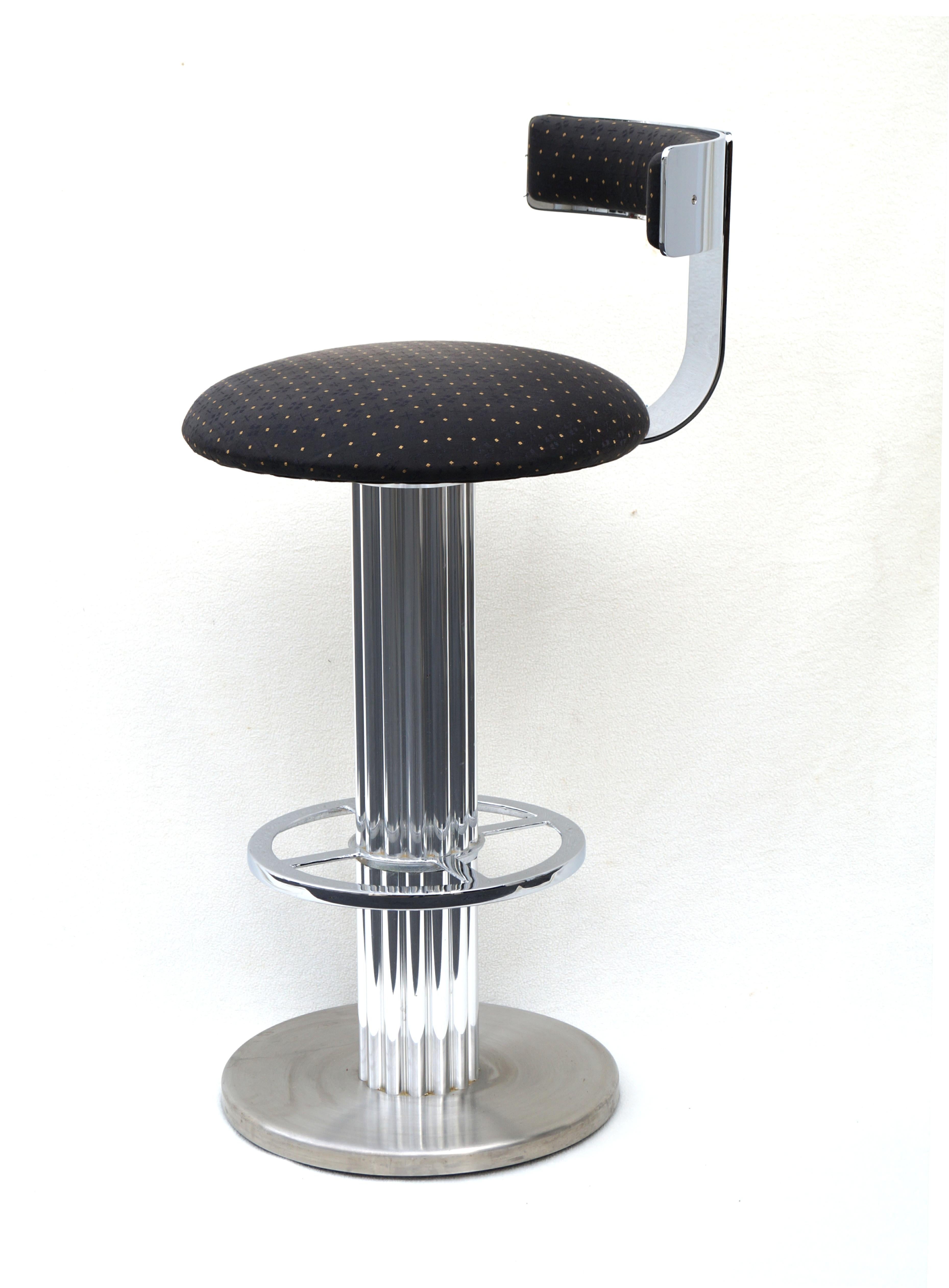 Other 4 Design Designs For Leisure Chrome Steel Bar Counter Stools