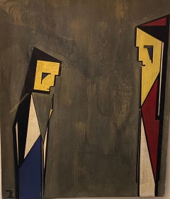 4 Designs, J.J.N.Exter, Dated 1940, Exhibited 'Rijksmuseum Amsterdam'