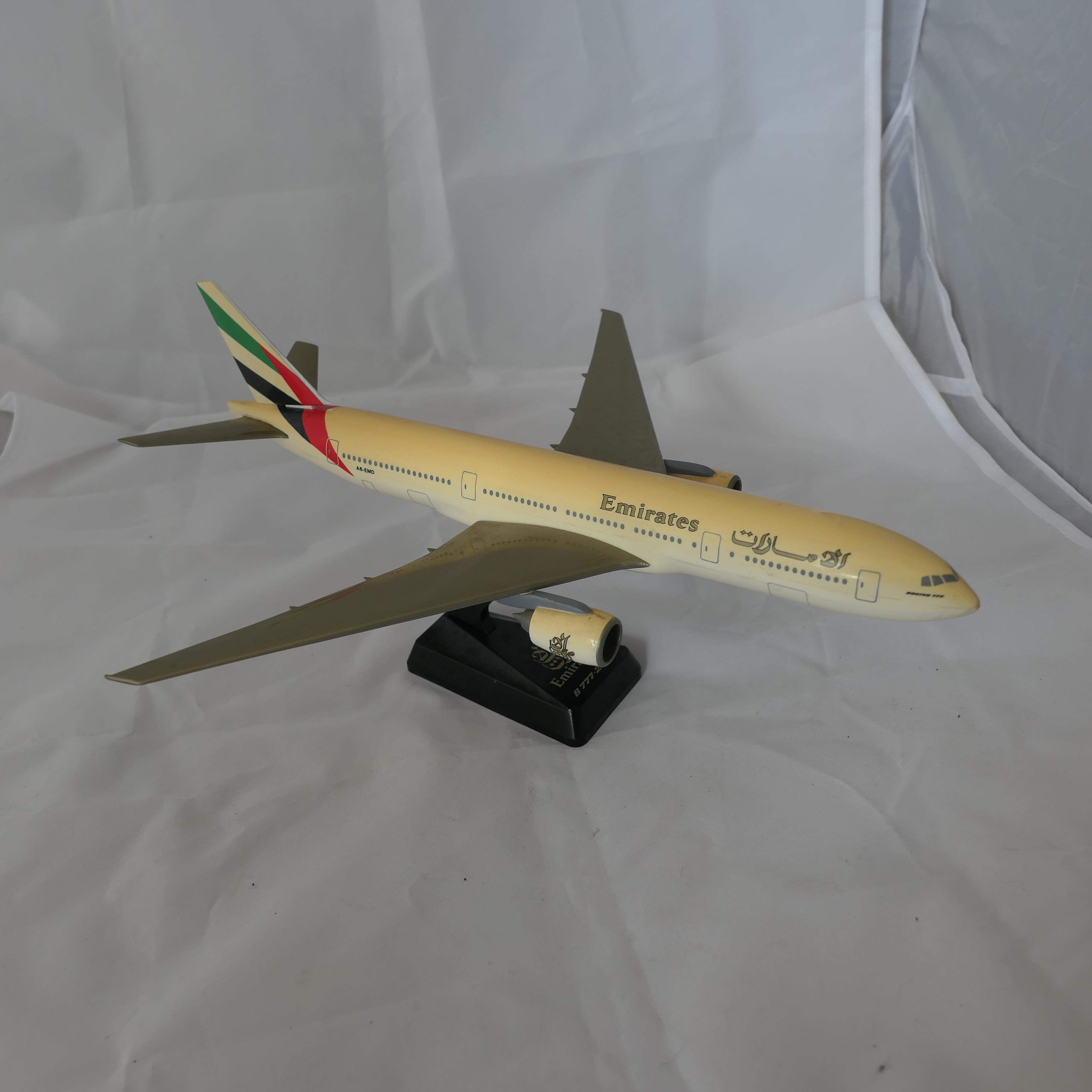 4 Desk Top Model Aeroplane, KLM, Britannia, EvaAir and Emirates    For Sale 9
