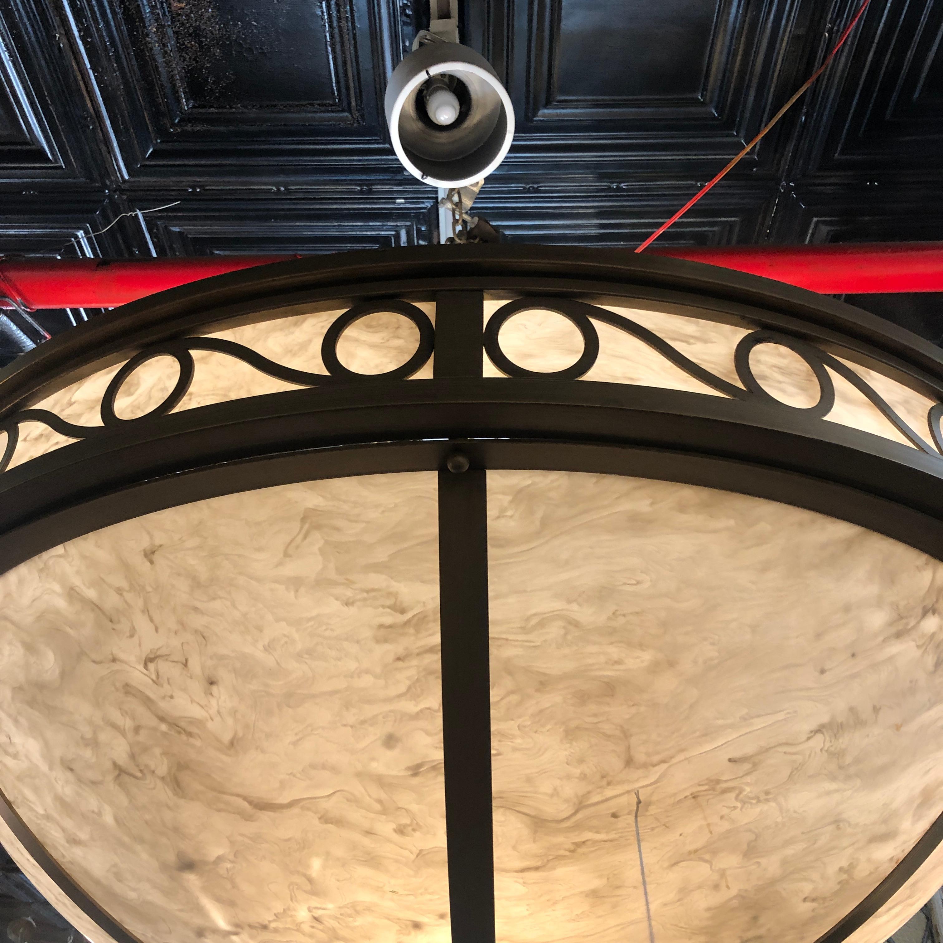 Araña de cúpula de 4' de diámetro siglo XX en venta