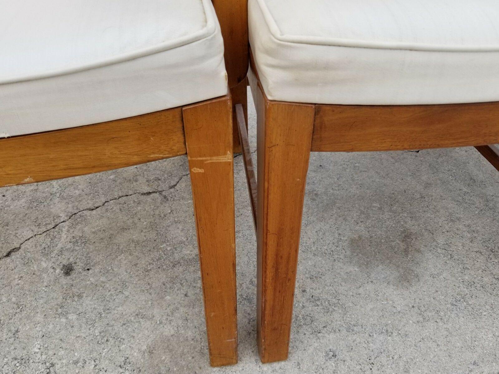 '4' Dining Chairs Attributed to Michael Taylor for Baker Furniture 3