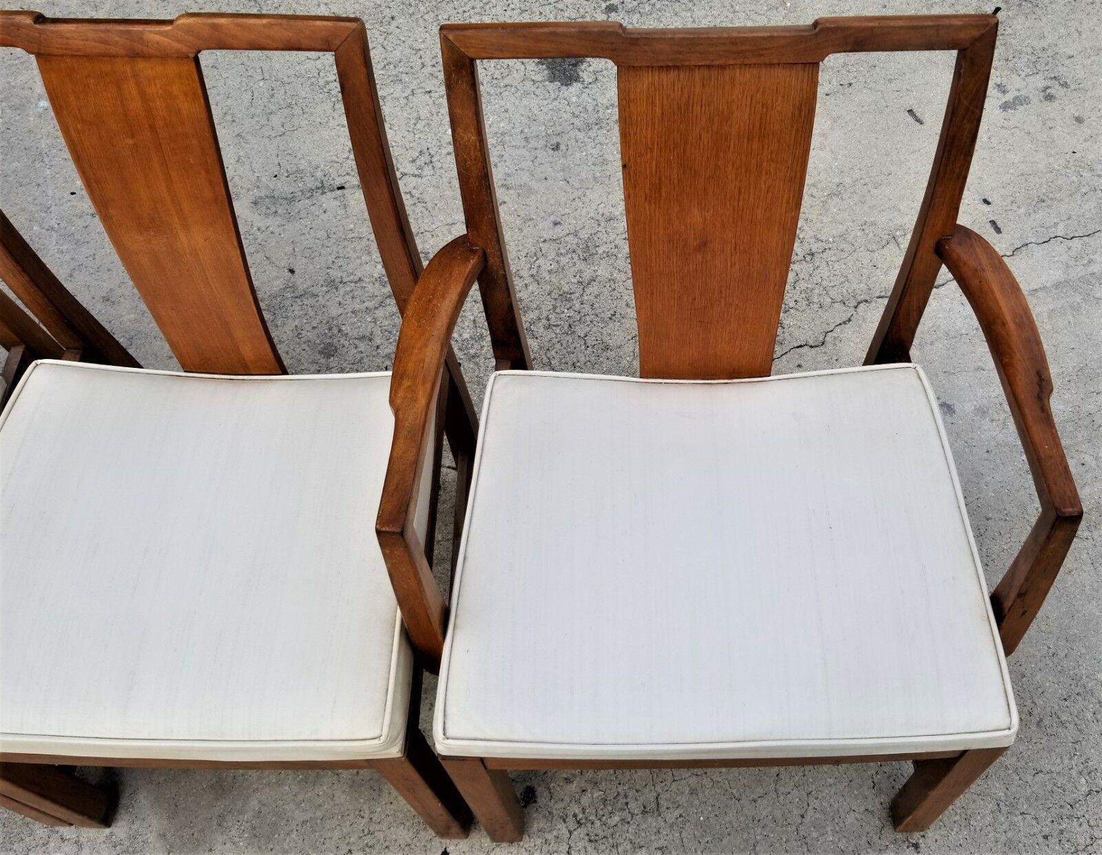 '4' Dining Chairs Attributed to Michael Taylor for Baker Furniture In Good Condition In Lake Worth, FL