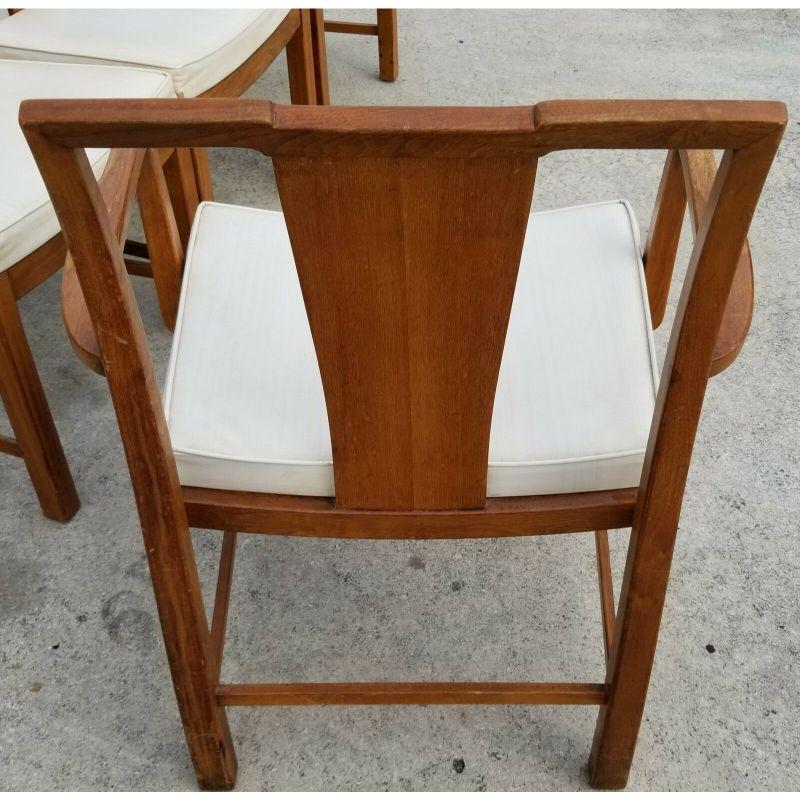 Wood '4' Dining Chairs Attributed to Michael Taylor for Baker Furniture