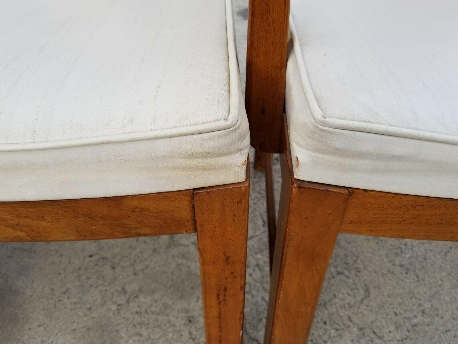 '4' Dining Chairs Attributed to Michael Taylor for Baker Furniture 2