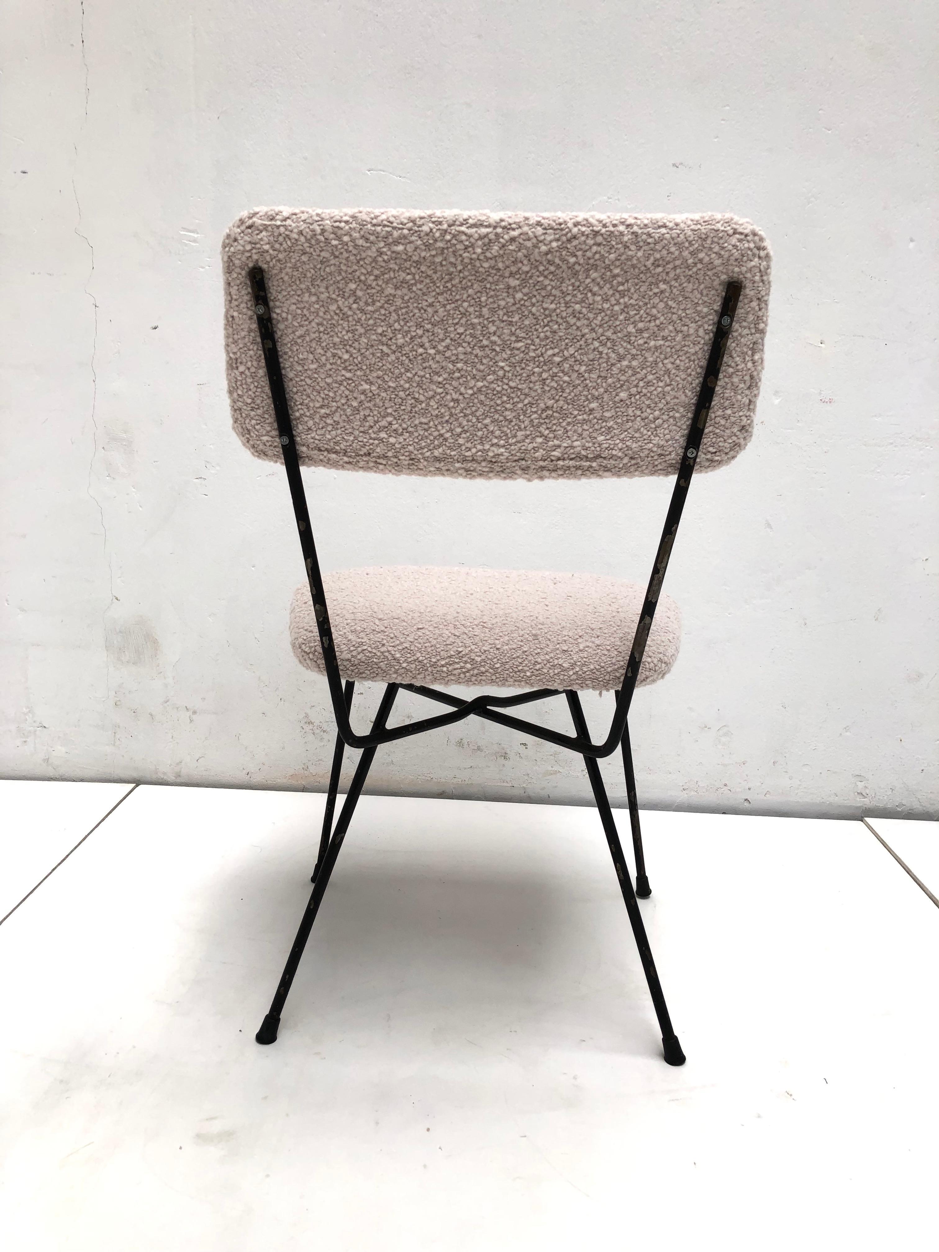 boucle dining room chairs