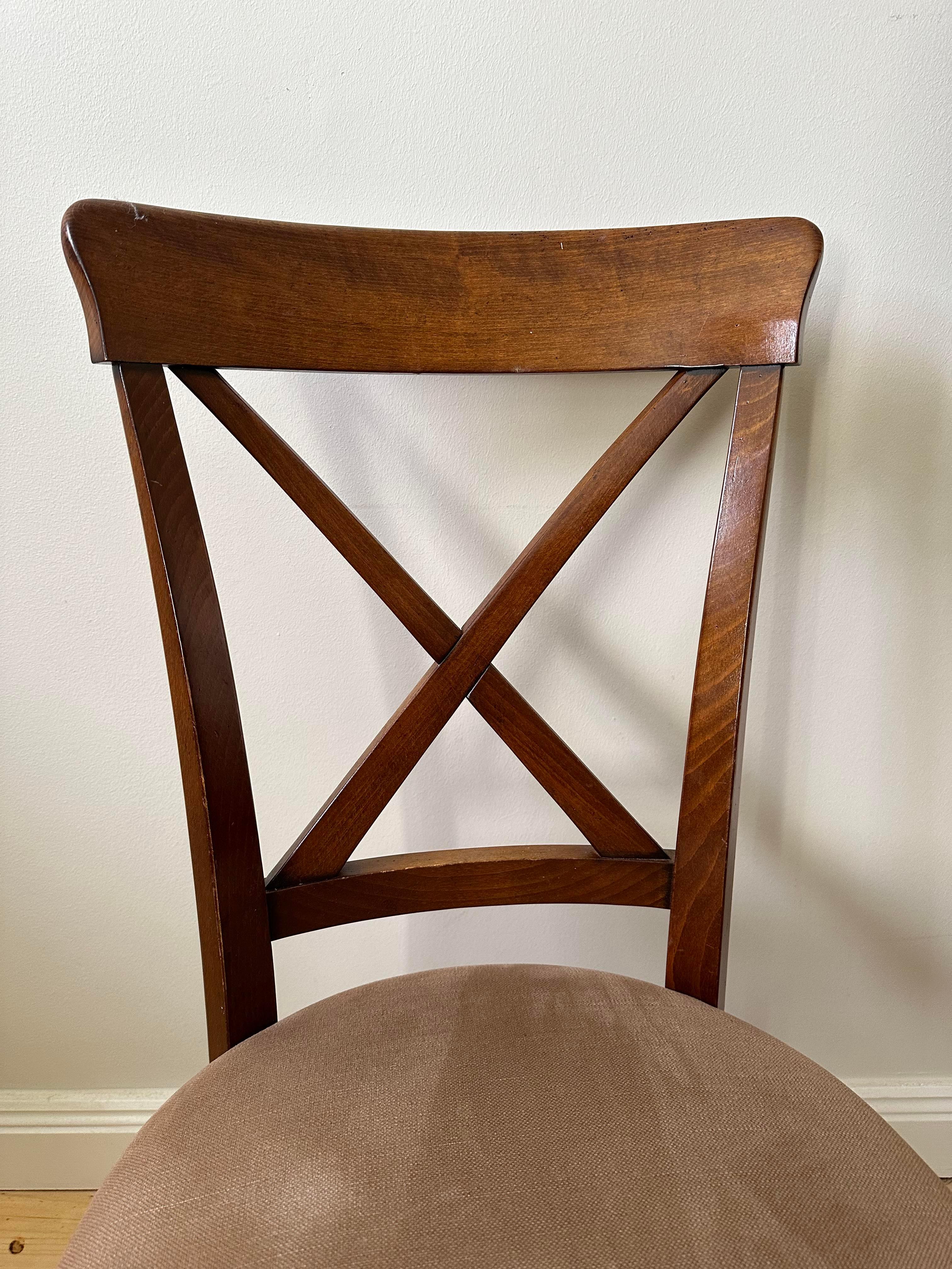 4 dining chairs from Grange 2