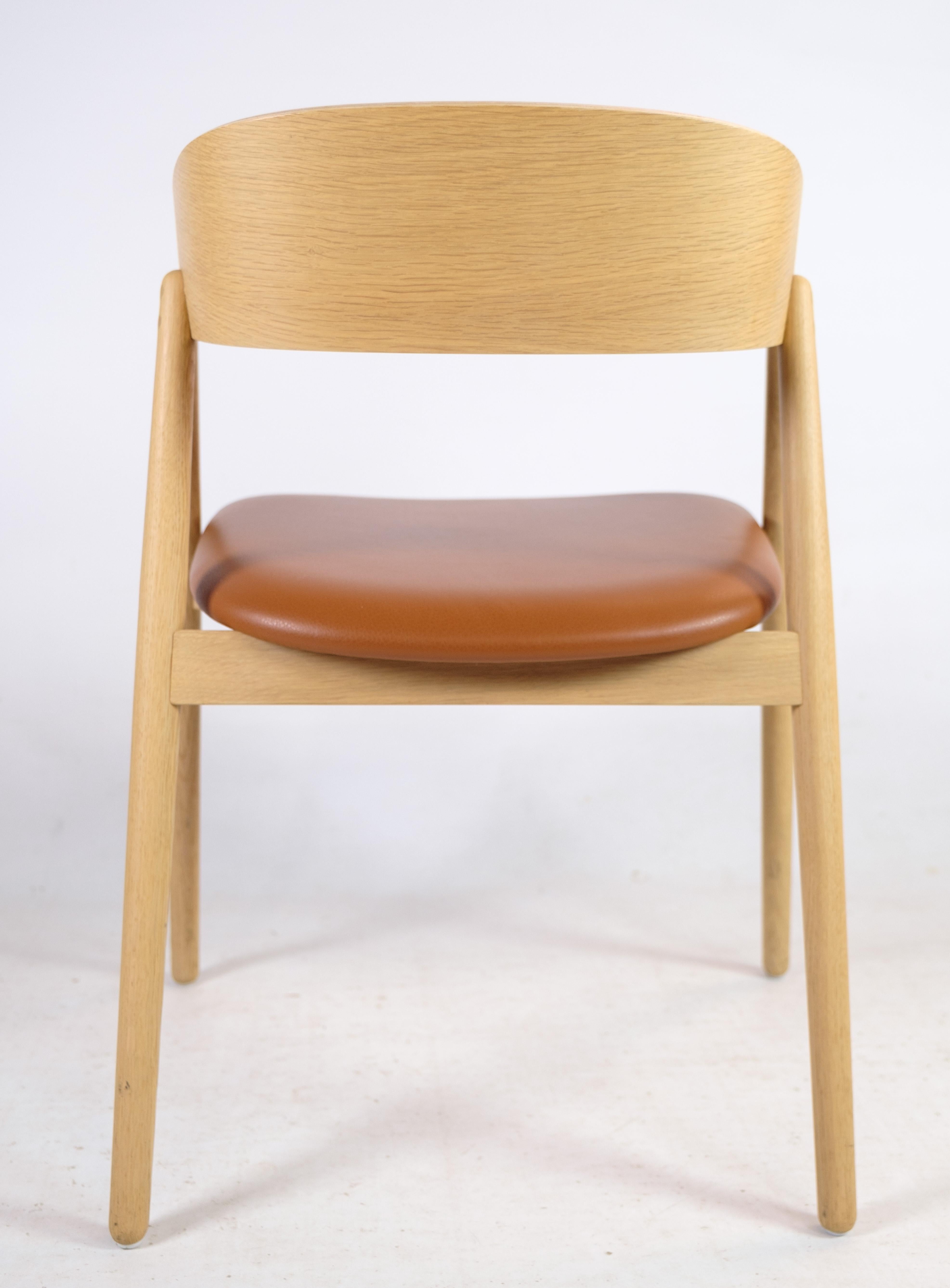 4 Dining Chairs Model AC2 Made In Oak From 1990s For Sale 3