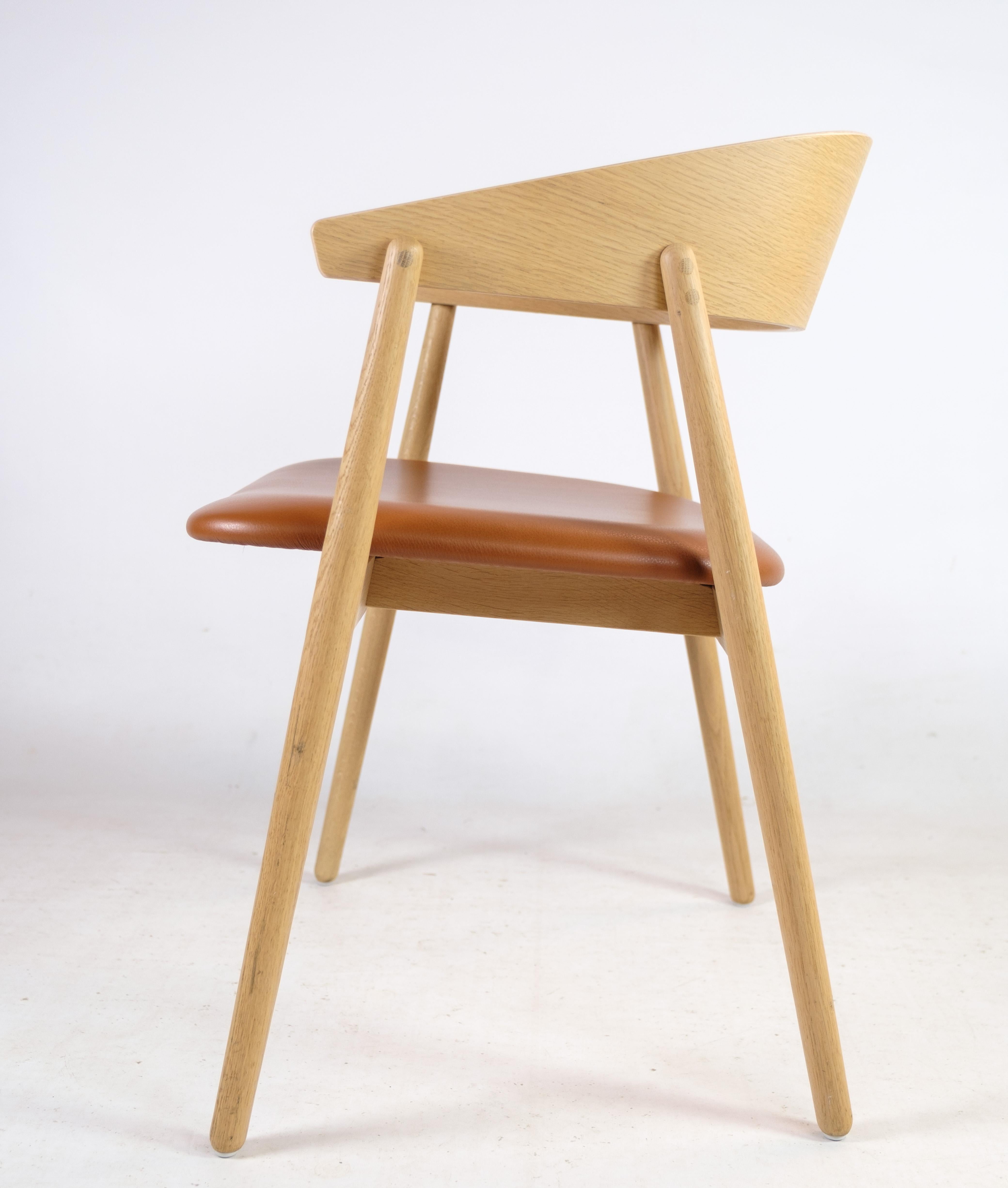 4 Dining Chairs Model AC2 Made In Oak From 1990s For Sale 2