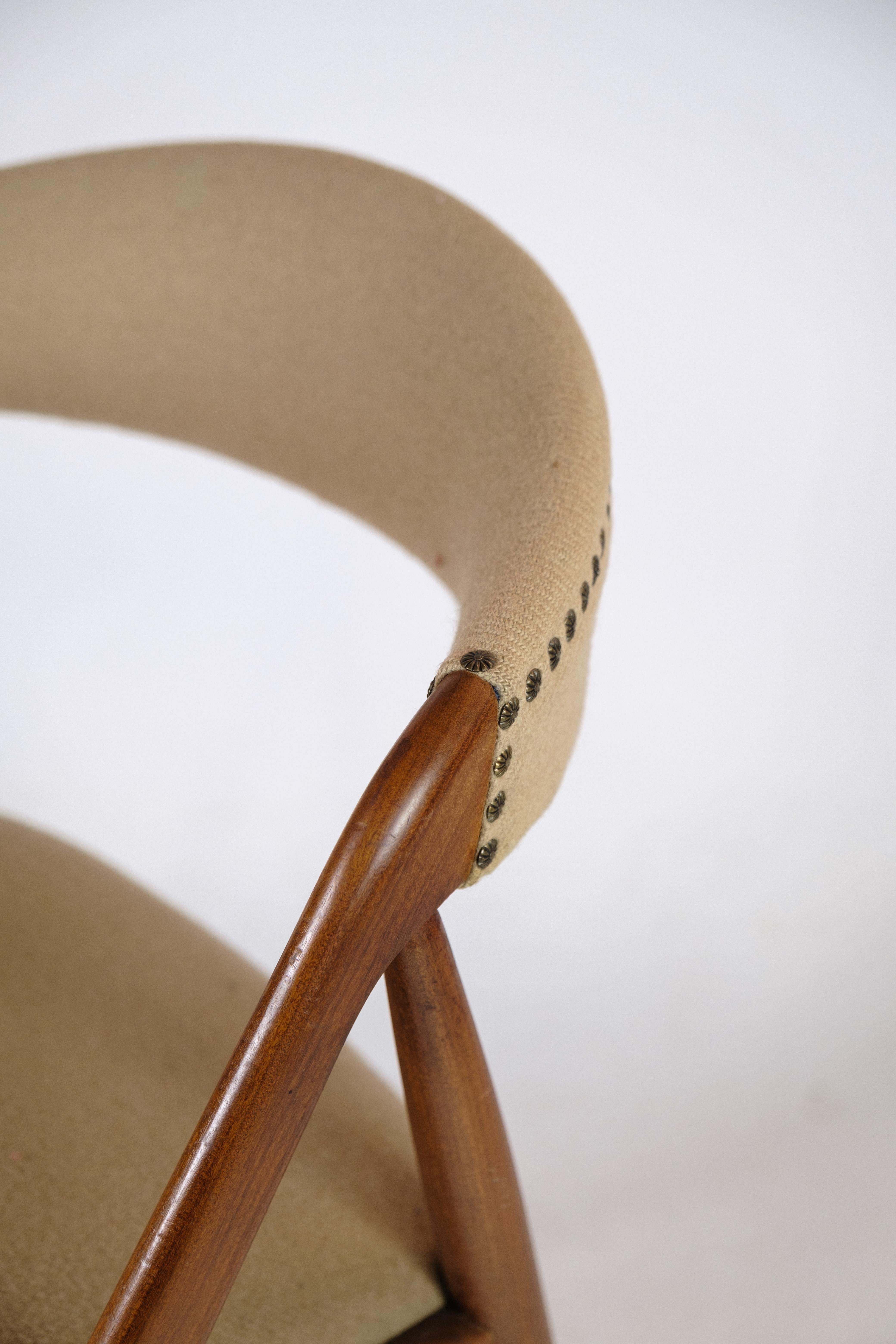 4 chaises de salle à manger modèle 31 en teck, conçues par Kai Kristiansen en vente 2
