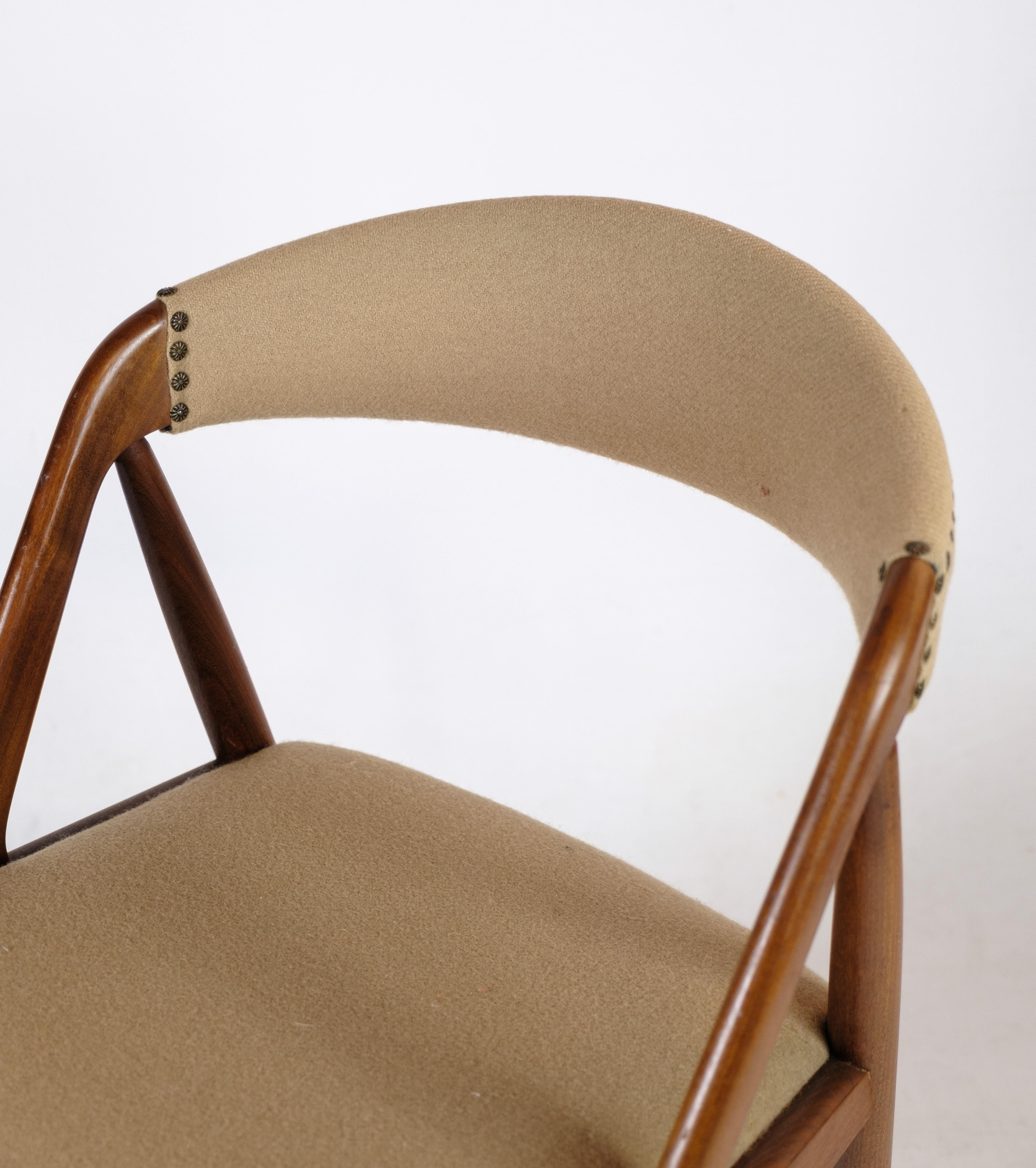 4 Dining Room Chairs Model 31 Made In Teak, Designed By Kai Kristiansen For Sale 1