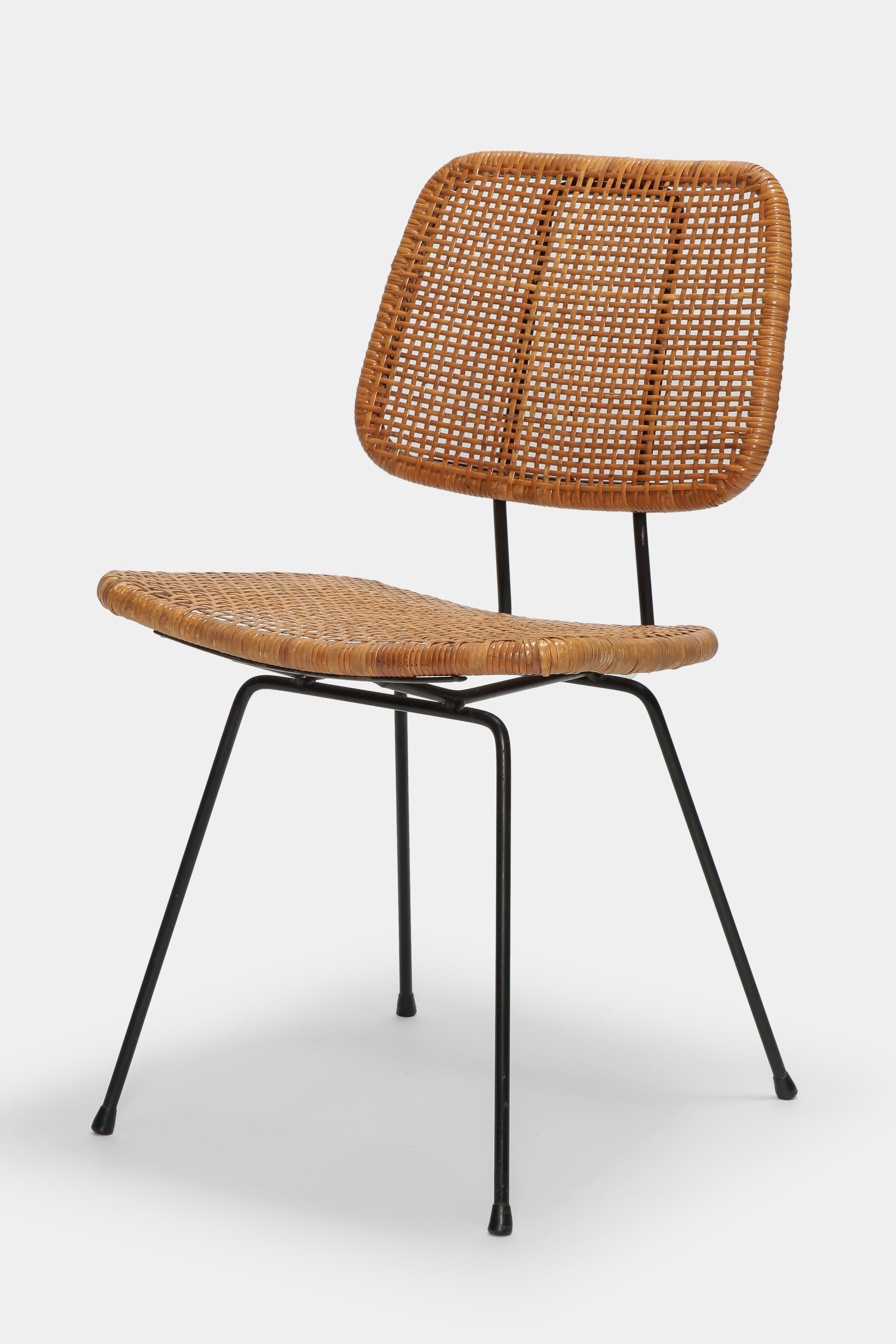 Mid-20th Century 4 Dirk Van Sliedregt Chairs 550 Rohé Noordwolde, 1950s