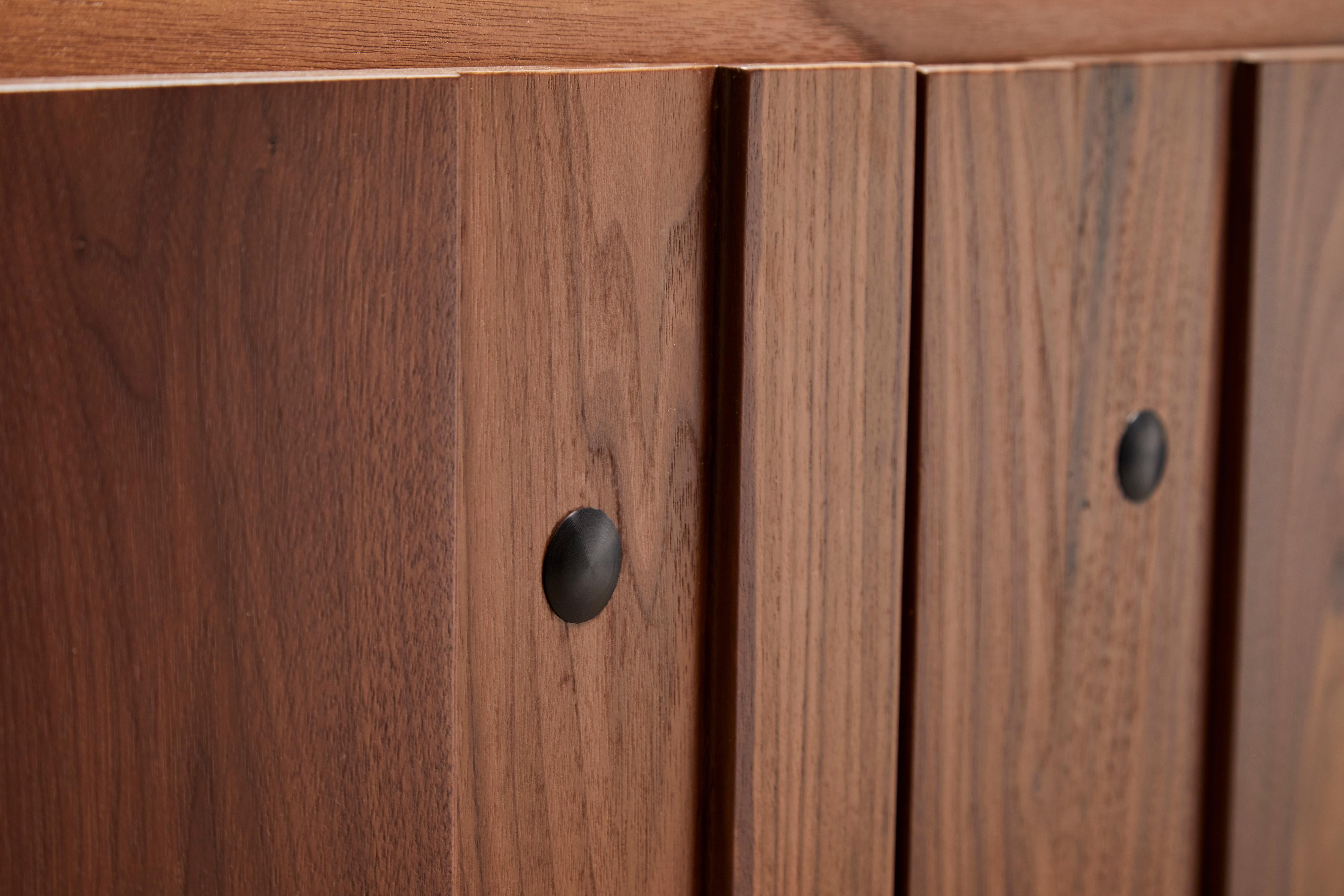 Contemporary 4-Door Ojai Cabinet by Lawson-Fenning