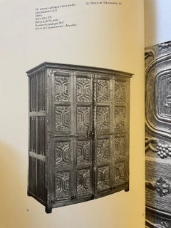 4 Doors Cupboard or Wardrobe Gothic Period in Oak, 15th Century