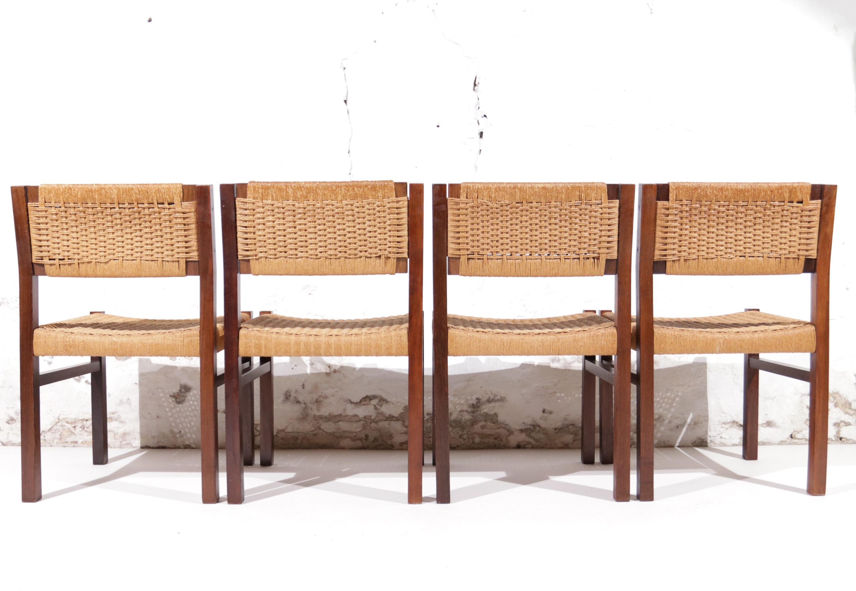 4 Dutch Design Dining Chairs Arnold Merckx for Fristho, 1973 4