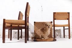 4 Sedie da pranzo di design olandese Arnold Merckx per Fristho, 1973