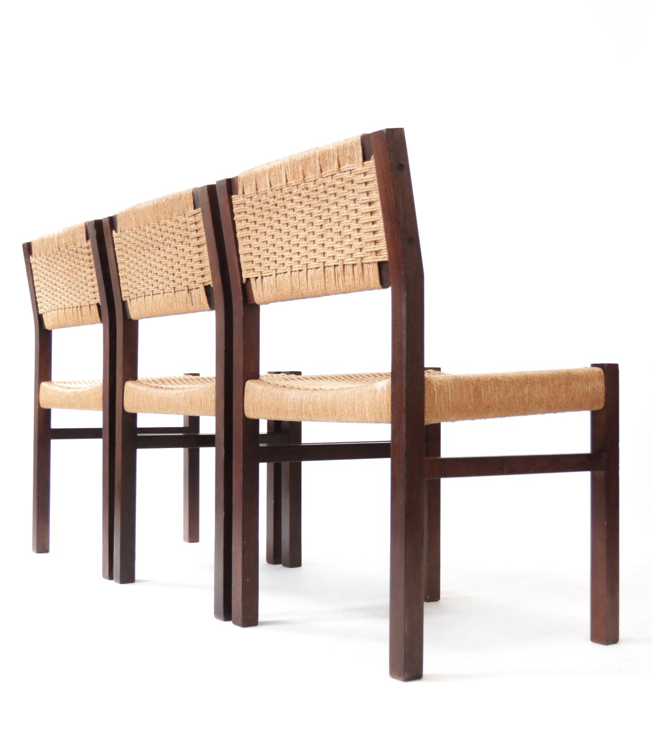 4 Dutch Design Dining Chairs Martin Visser Mid-Century Modern, 1960's In Good Condition In Boven Leeuwen, NL