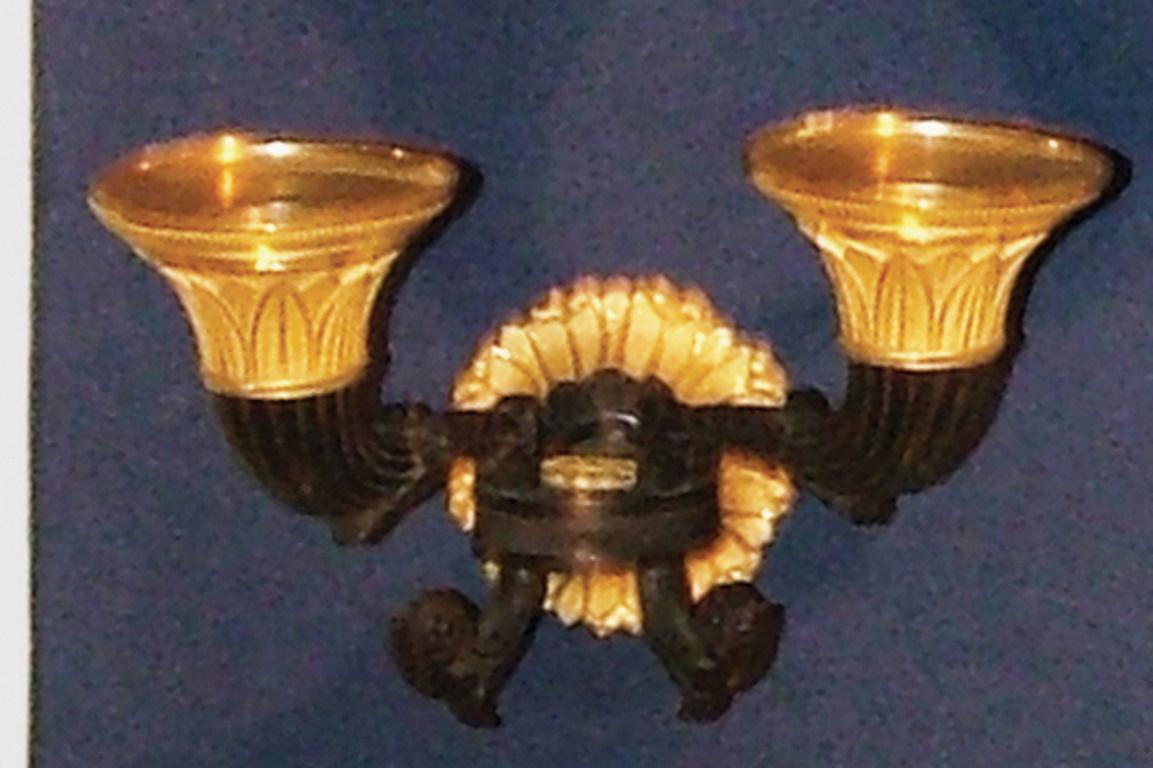 Other 4 Early 19th Century French Bronze and Ormolu Wall Lights For Sale