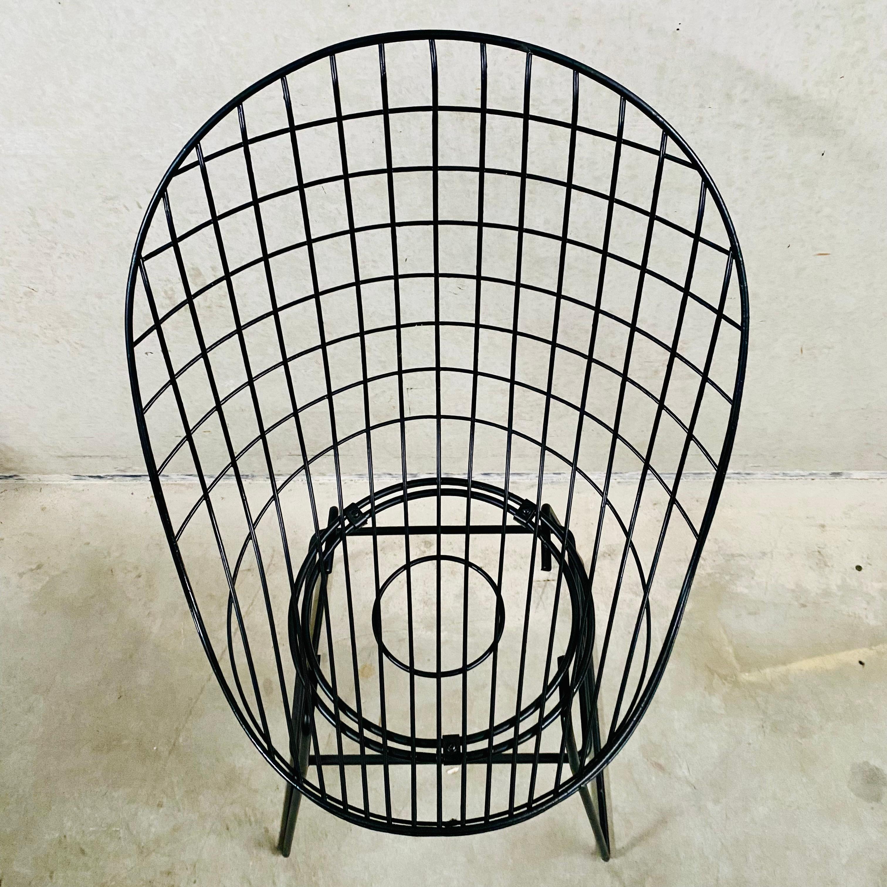 4 Early Edition Wire Chairs by Cees Braakman & A. Dekker for UMS Pastoe, 1950 For Sale 8