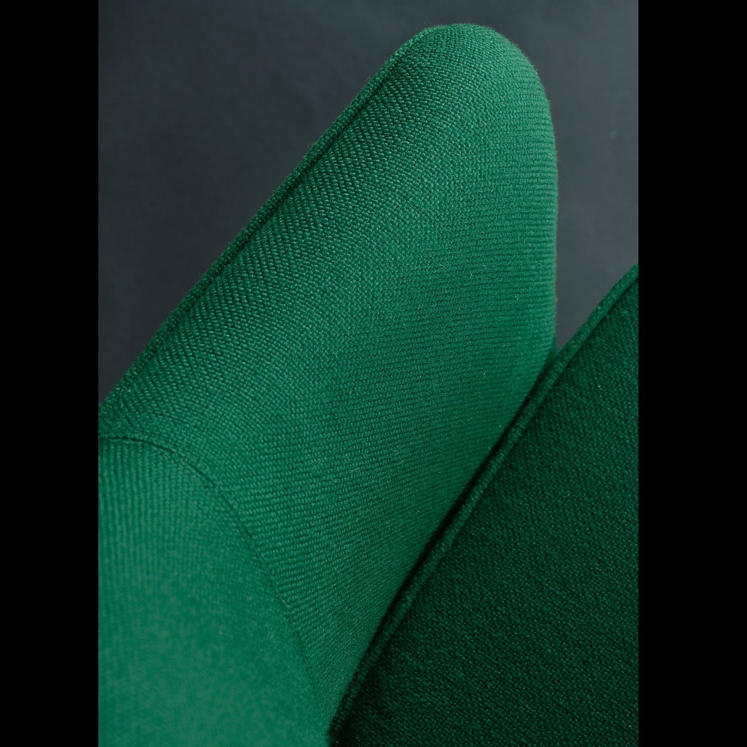 '4' Emerald Green Eero Saarinen for Knoll Executive Armchairs 1