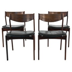 '4' Erik Buch Danish Mid-Century Rosewood Dining Chairs