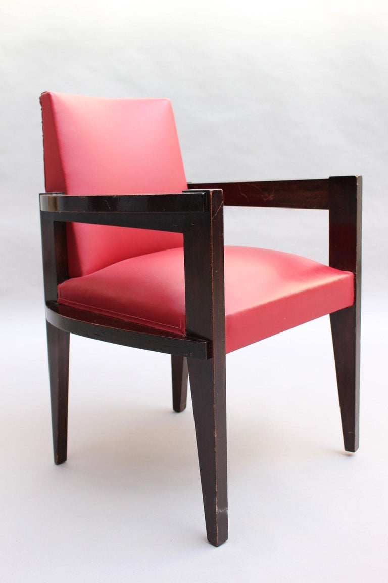 4 Fine French Art Deco Armchairs by Andre Sornay 8