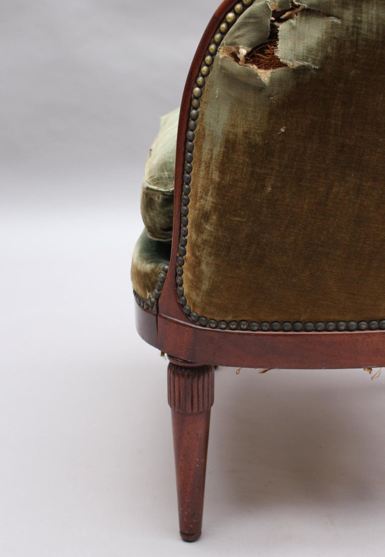 2 Fine French Art Deco Mahogany Gondola Chairs at 1stDibs artist