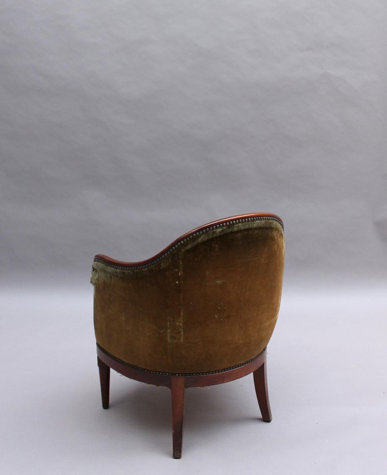 2 Fine French Art Deco Mahogany Gondola Chairs at 1stDibs artist