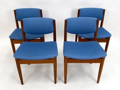 (4) Finn Juhl for France & Son Teak Model 197 Chairs