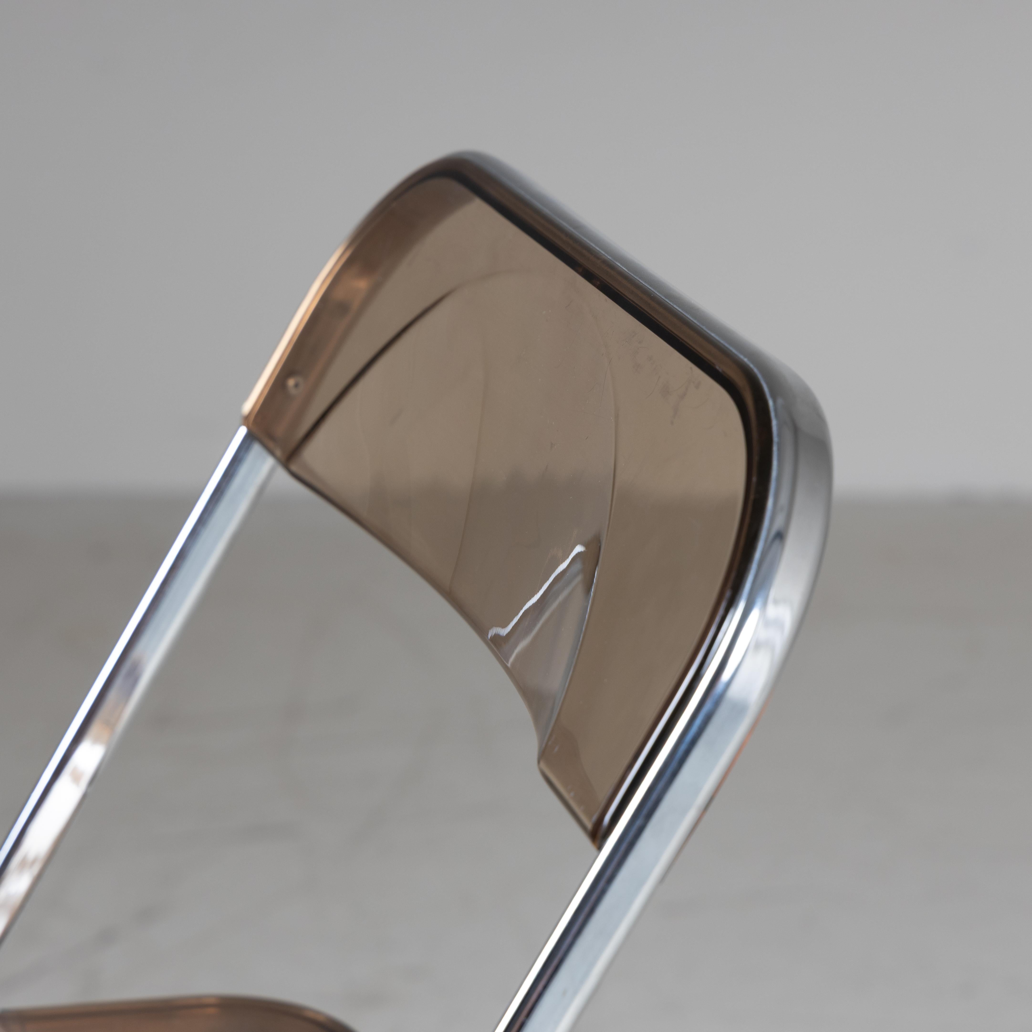 4 sillas plegables Plia, Giancarlo Piretti Anonima Castelli 1967 plástico en venta 4