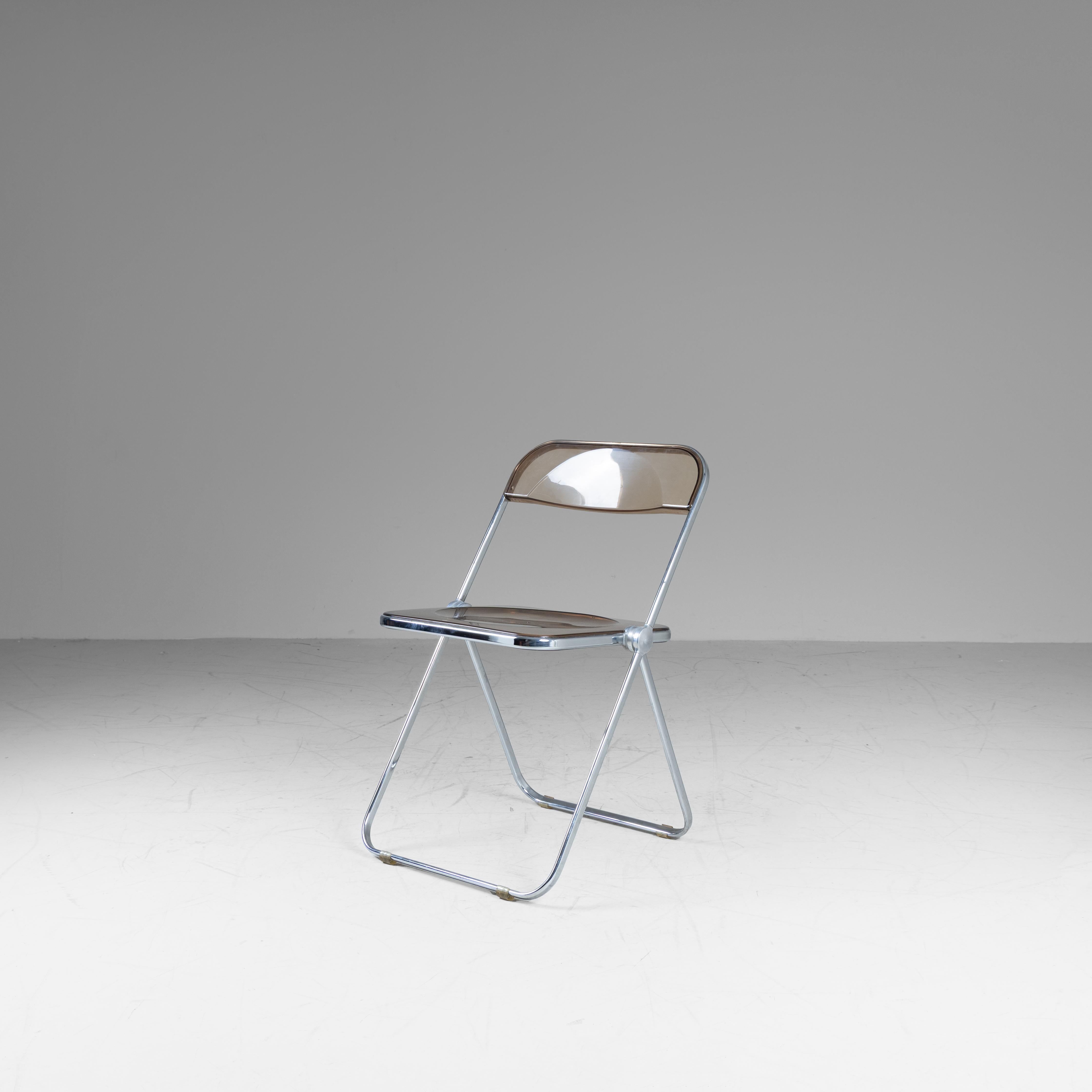 4 sillas plegables Plia, Giancarlo Piretti Anonima Castelli 1967 plástico Moderno en venta
