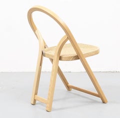 4 Folding Chairs "Arca" Gigi Sabadin for Crassevig Editions. 1970