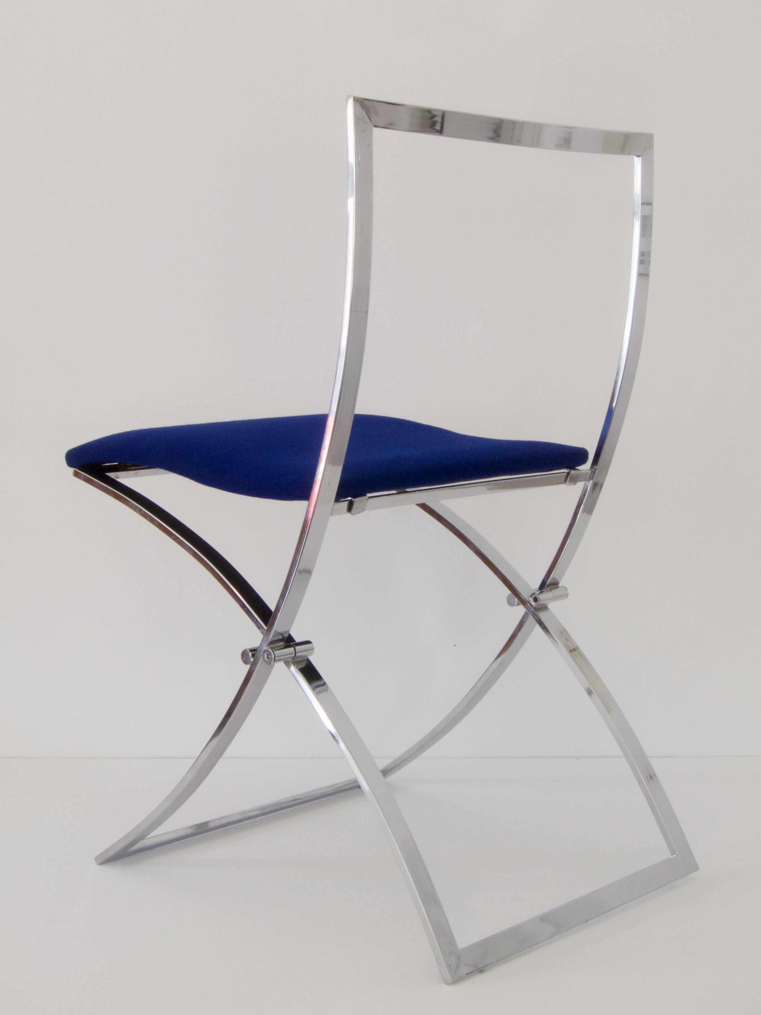 Italian 4 Folding Chairs 