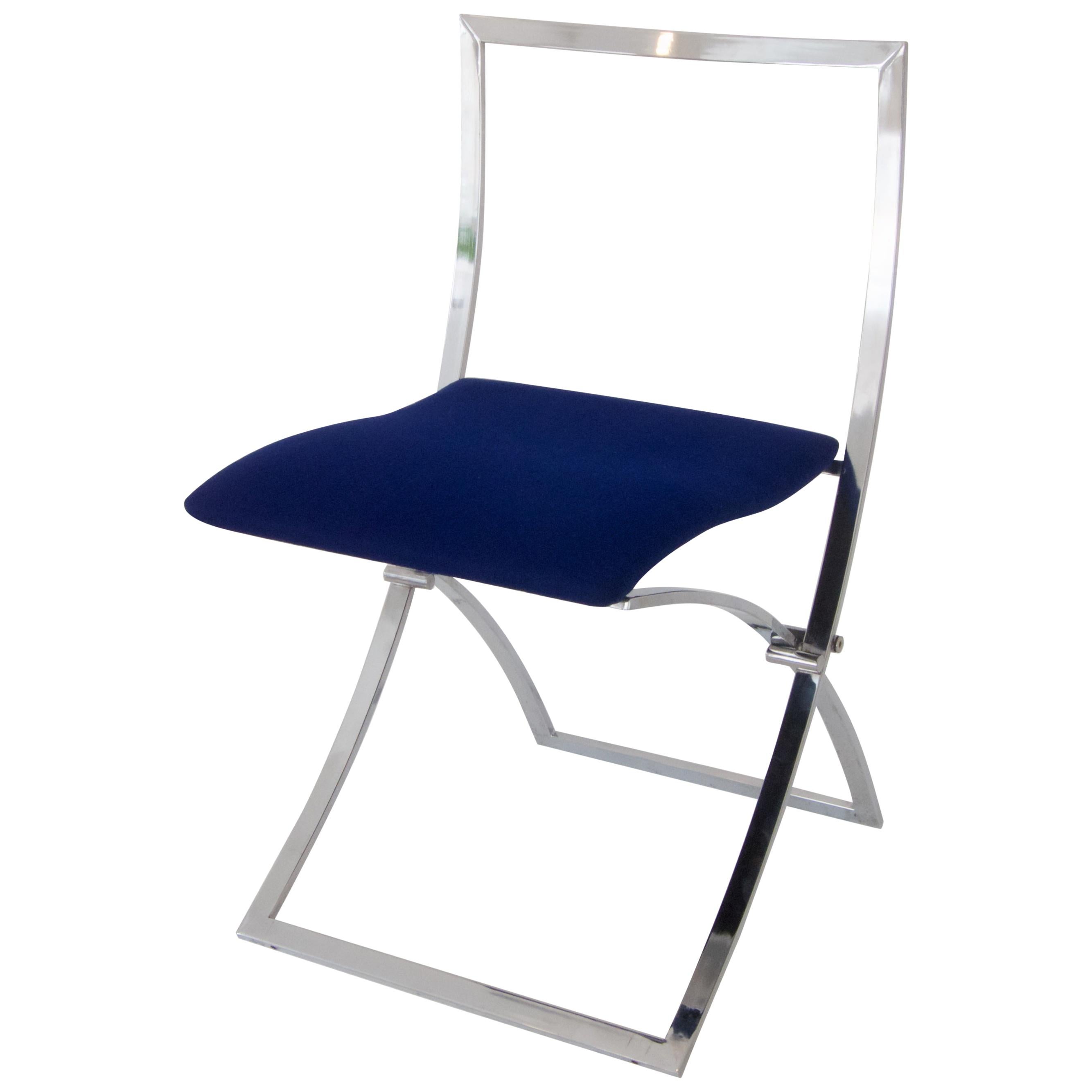 4 Folding Chairs "Luisa" by Marcello Cuneo For Sale