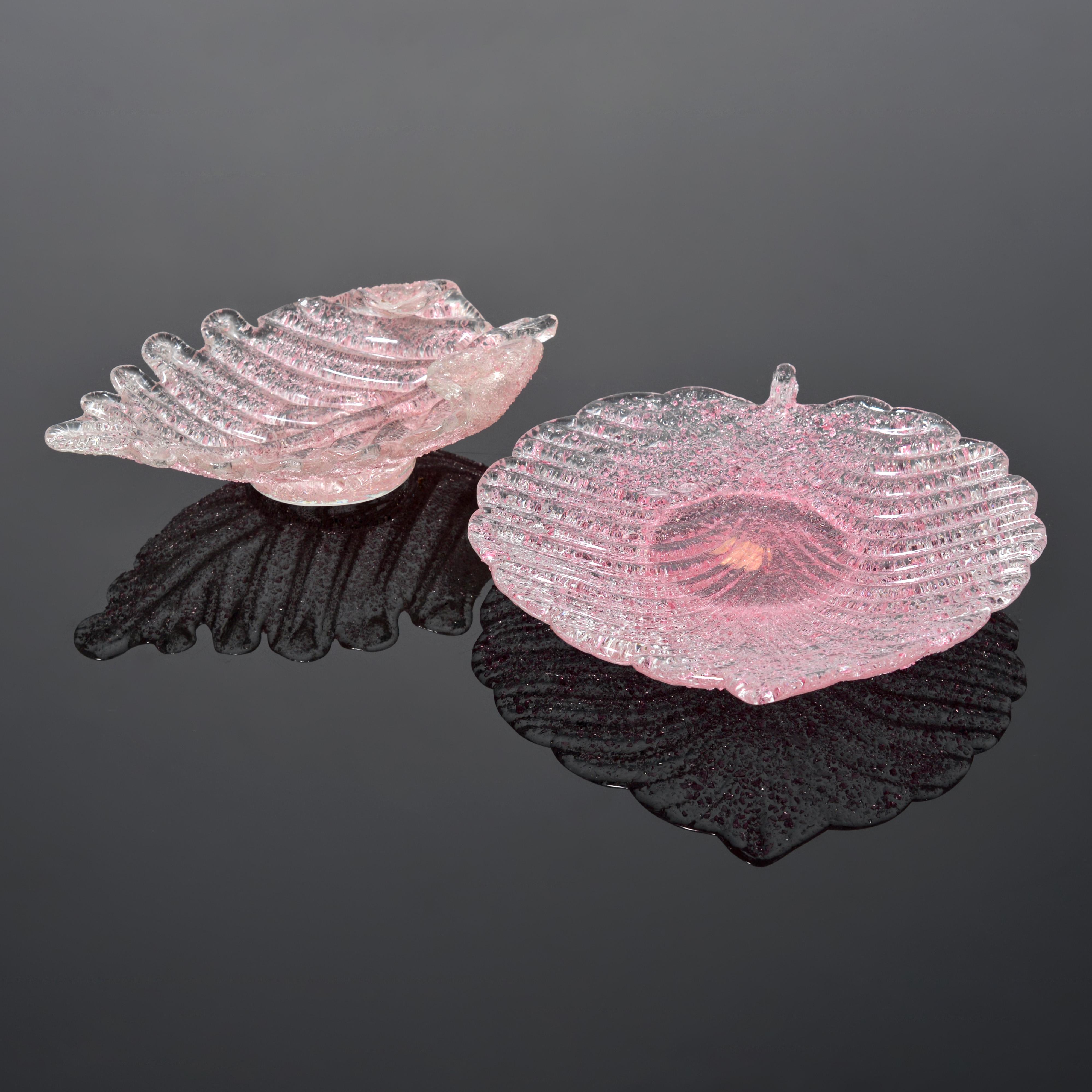 italien 4 bols et assiettes surdimensionnés Fratelli Toso, collection Leslie Pina en vente