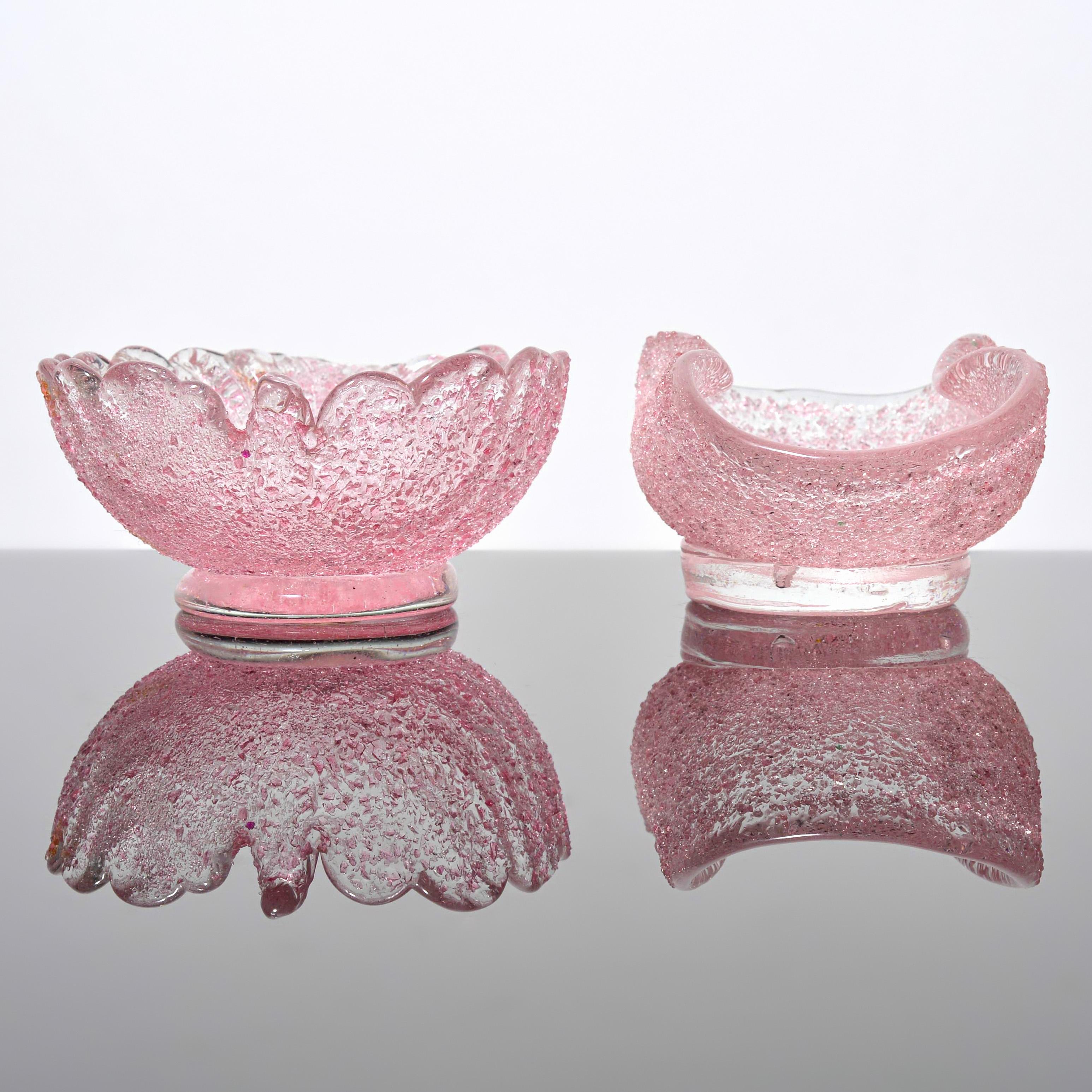 4 bols et assiettes surdimensionnés Fratelli Toso, collection Leslie Pina en vente 2